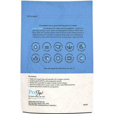 We The Wild.42qt Hydro Pellets Propagation Plant Food — Single Unit - Image 2