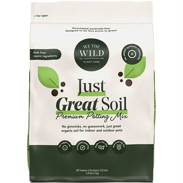 We The Wild 6qt Just Great Soil Organic Houseplant Soil
