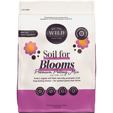 We The Wild 6qt Soil That Blooms Blooming Potting Soil