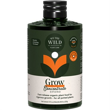 We The Wild 8oz Grow Concentrate Organic Houseplant Food