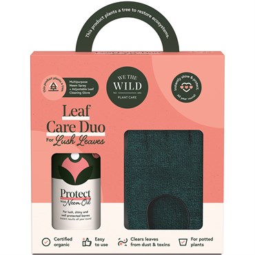 We The Wild Leaf Care Duo Kit: Protect & Gloves