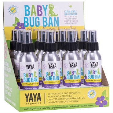 YAYA 12pc Prepack 4oz Baby Bug Ban Counter Display
