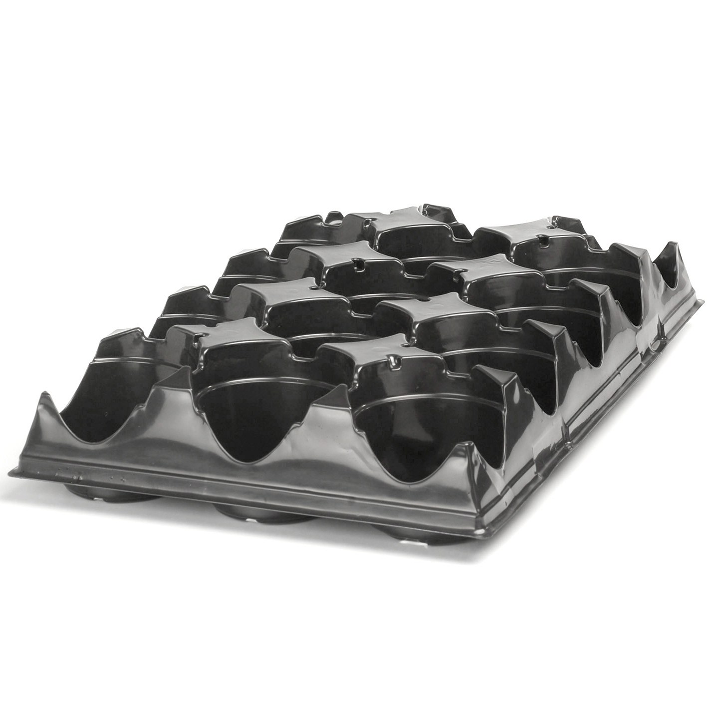 Landmark 04.50 Rnd Transport Tray 15 Count Black — Single Unit