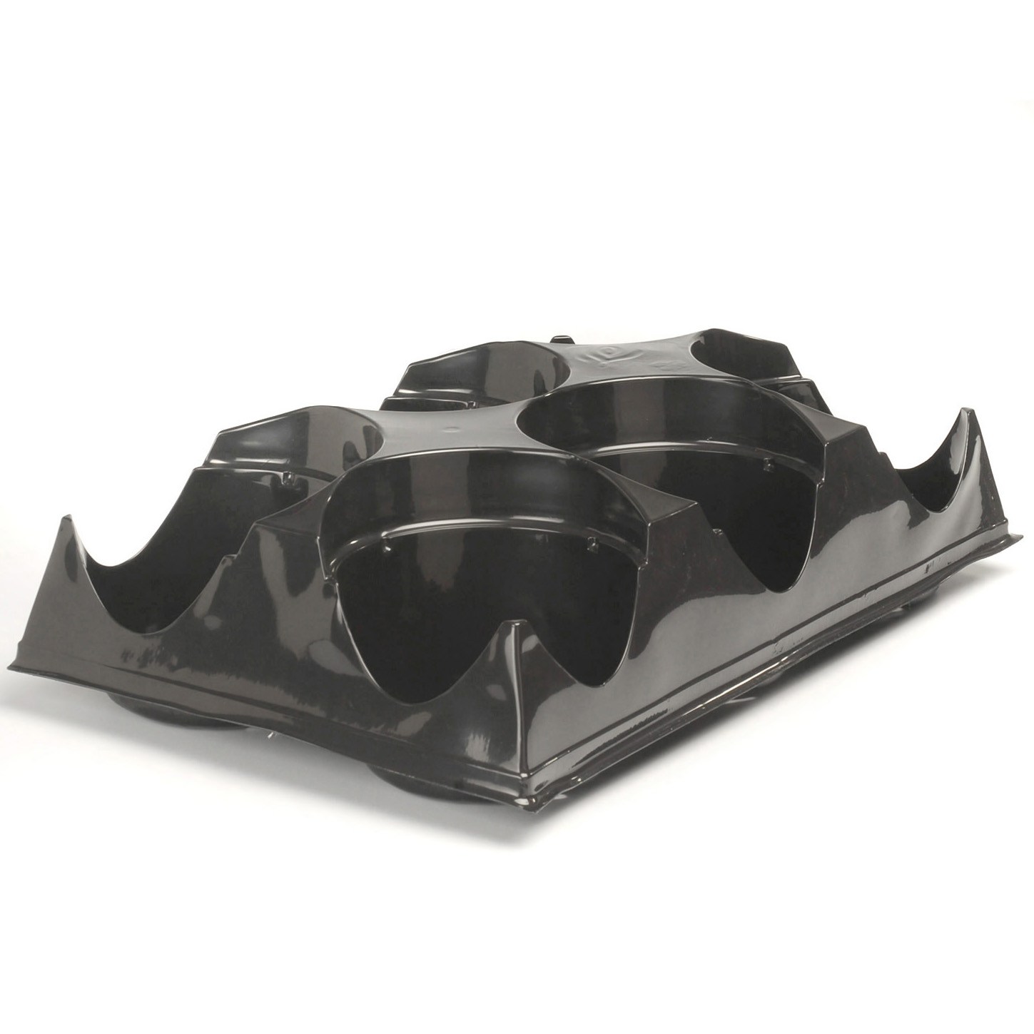 Landmark 06.50 Azalea Transport Tray 6 Count Black — Single Unit