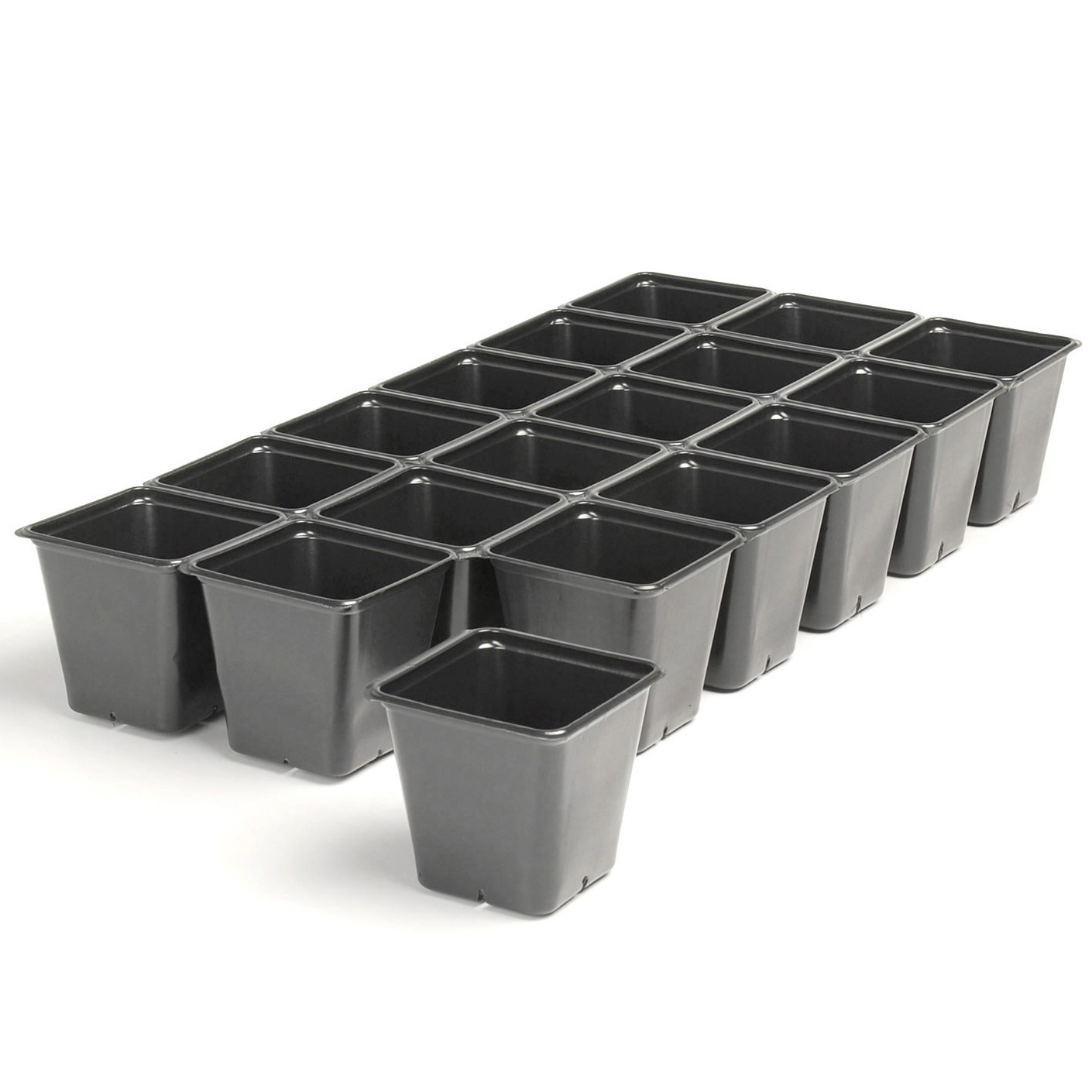 Landmark 03.50 Sheet Of Pots 18 Count Deep Black — Single Unit