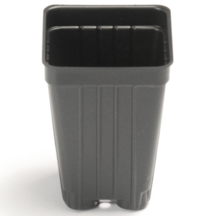 Landmark 02.25 Square Pot Black — Single Unit
