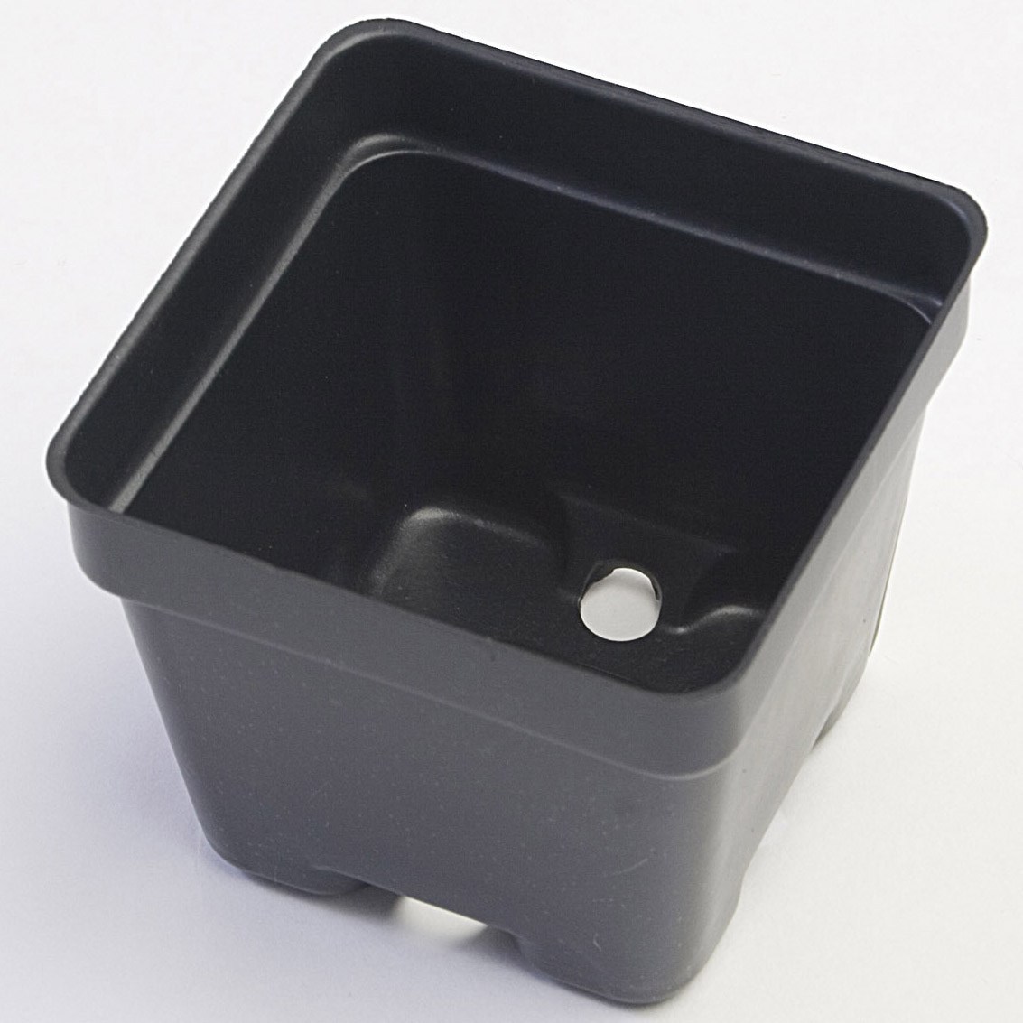 Landmark 03.00 Square Press Fit Pot Black — Single Unit