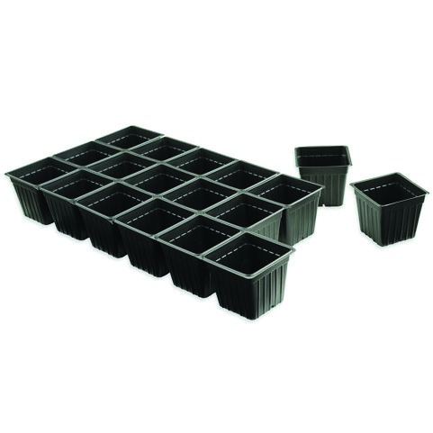 T. O. Plastics 03.50 18 Count Sheet Of Pots 730645C — Single Unit