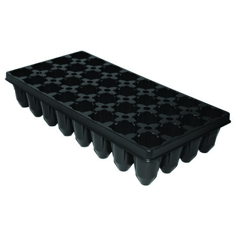 T. O. Plastics 32 Star Deep Plug Tray 720556C — Single Unit