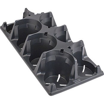 DLN CTQ8R TRAY-8 BLK — Case of 50
