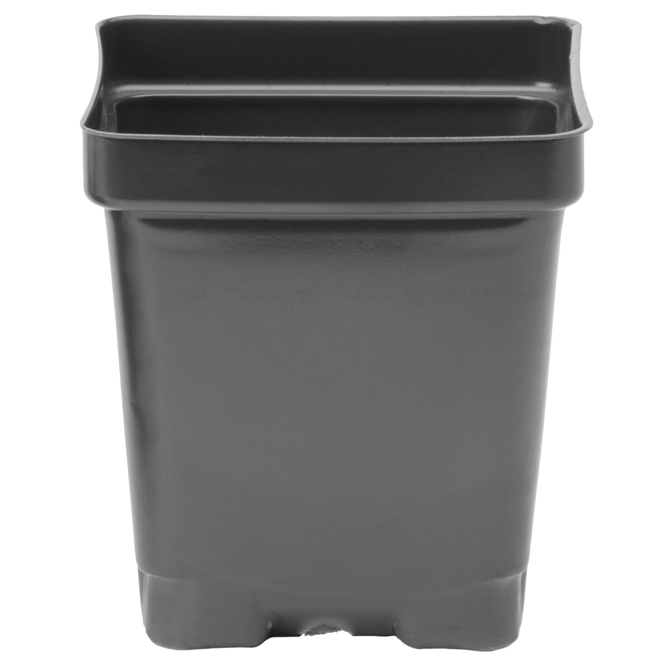 DILLEN DSQVP325PF/D 03.25 SQUARE PF PRESS FIT VAC POT DEEP BLK BLACK — Single Unit