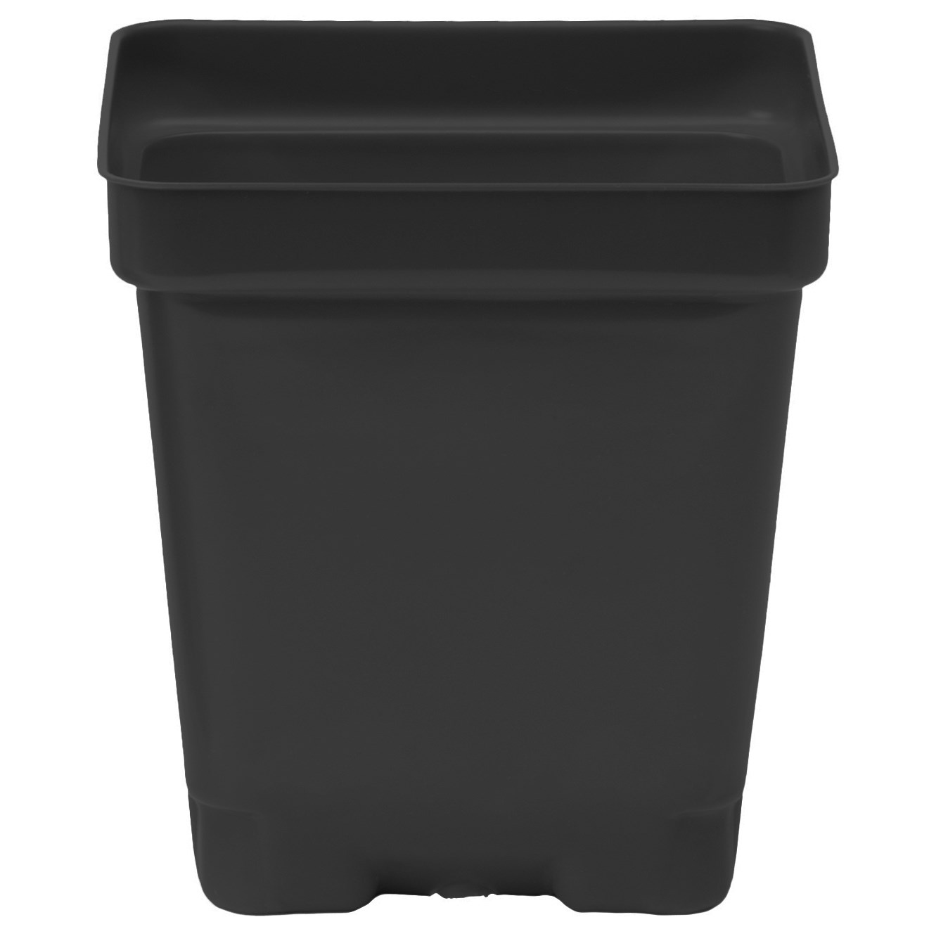 DILLEN DSQVP325/D 03.25 SQUARE VAC POT DEEP BLACK — Single Unit