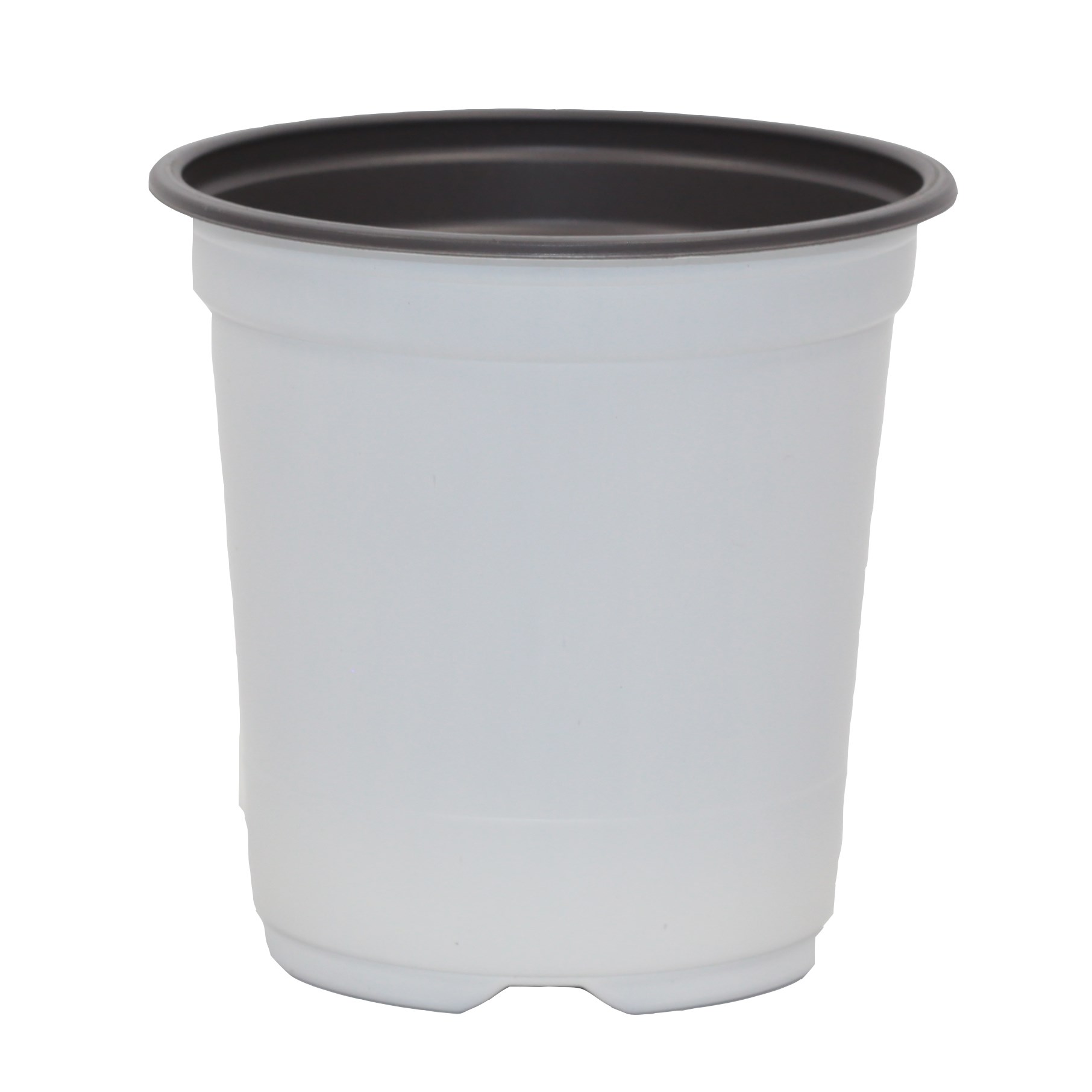 JAN 9CM H 03.50 STD POT BLK/WHT — Single Unit