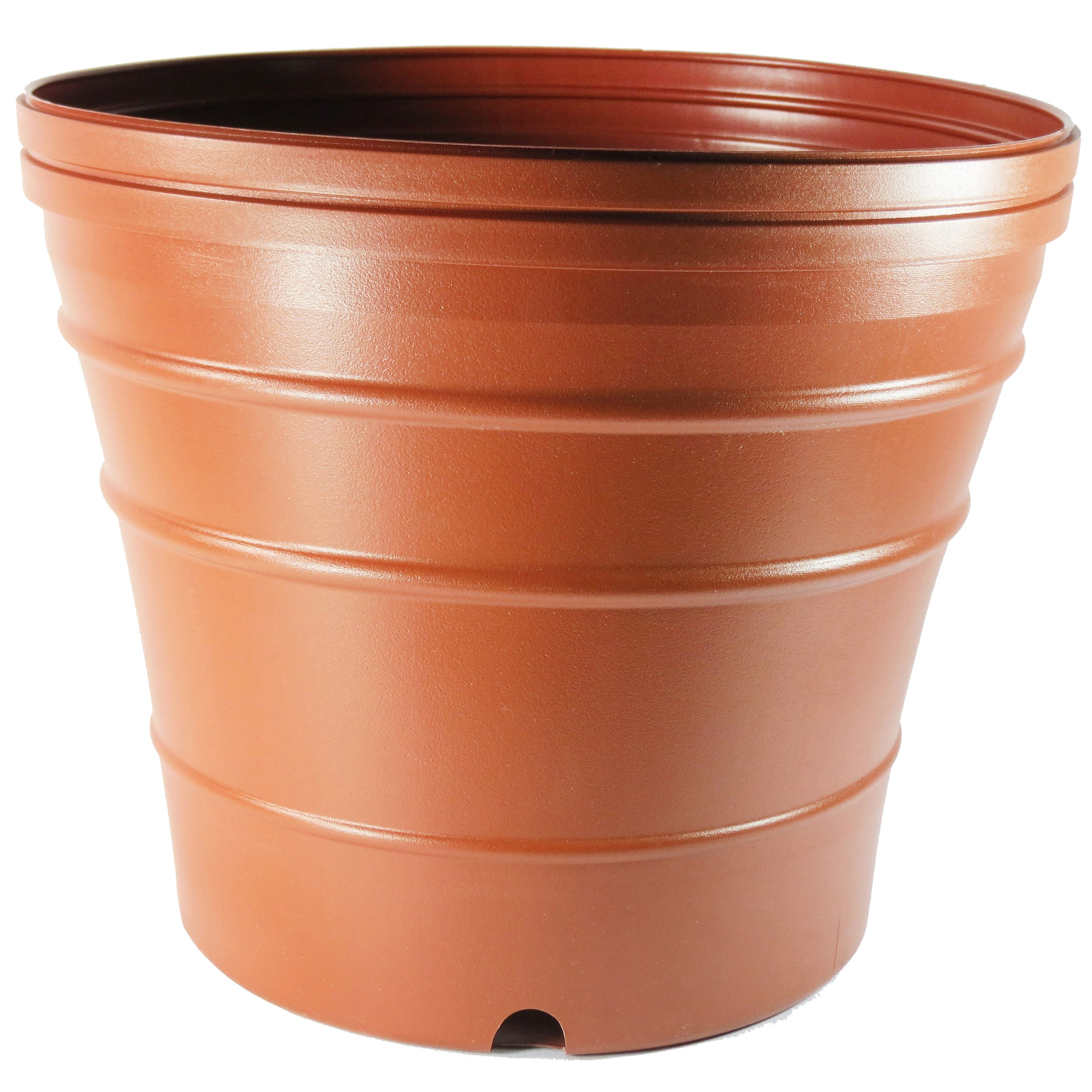 NS 12.00 DEC-GROW, TRADE SIZE 5 GALLON, 3.78 GALLON, FLORIDA TERRACOTTA 20CS/TWR (11-7/8"X10-3/4"), 5Gallon — Single Unit