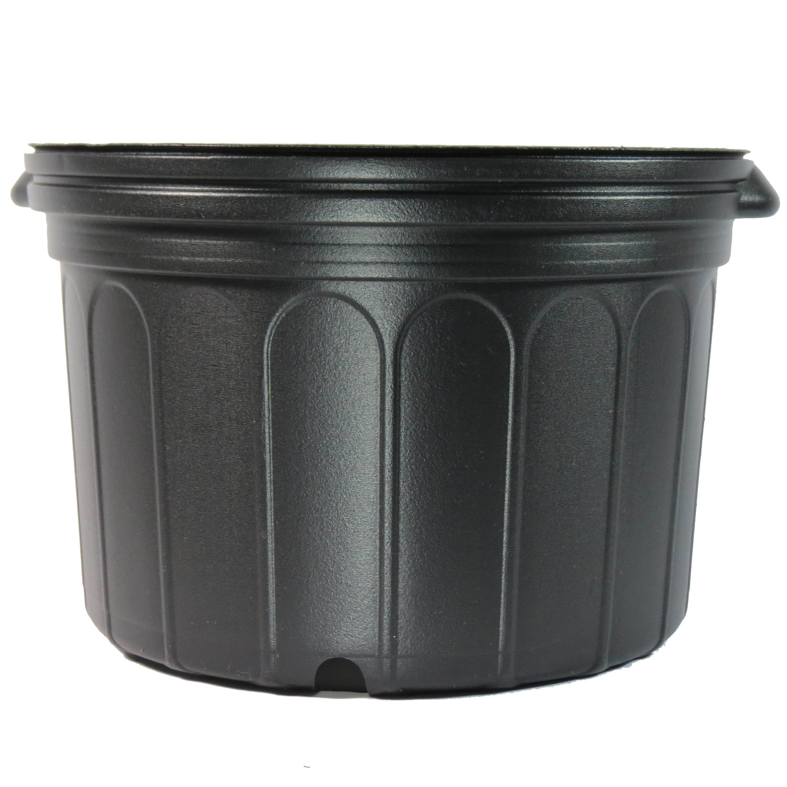 NS 1600SCU CUSTOM SQUAT, TRADE SIZE 3 GALLON, 2.87 GALLON, BLACK 28CS/TOWER (11-7/8"X7-7/8"), 3Gallon — Case of 47