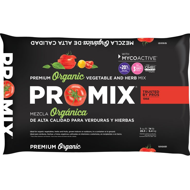 Premier Ultimate Organic Vegetable And Herb Mix 1cf OMRI
