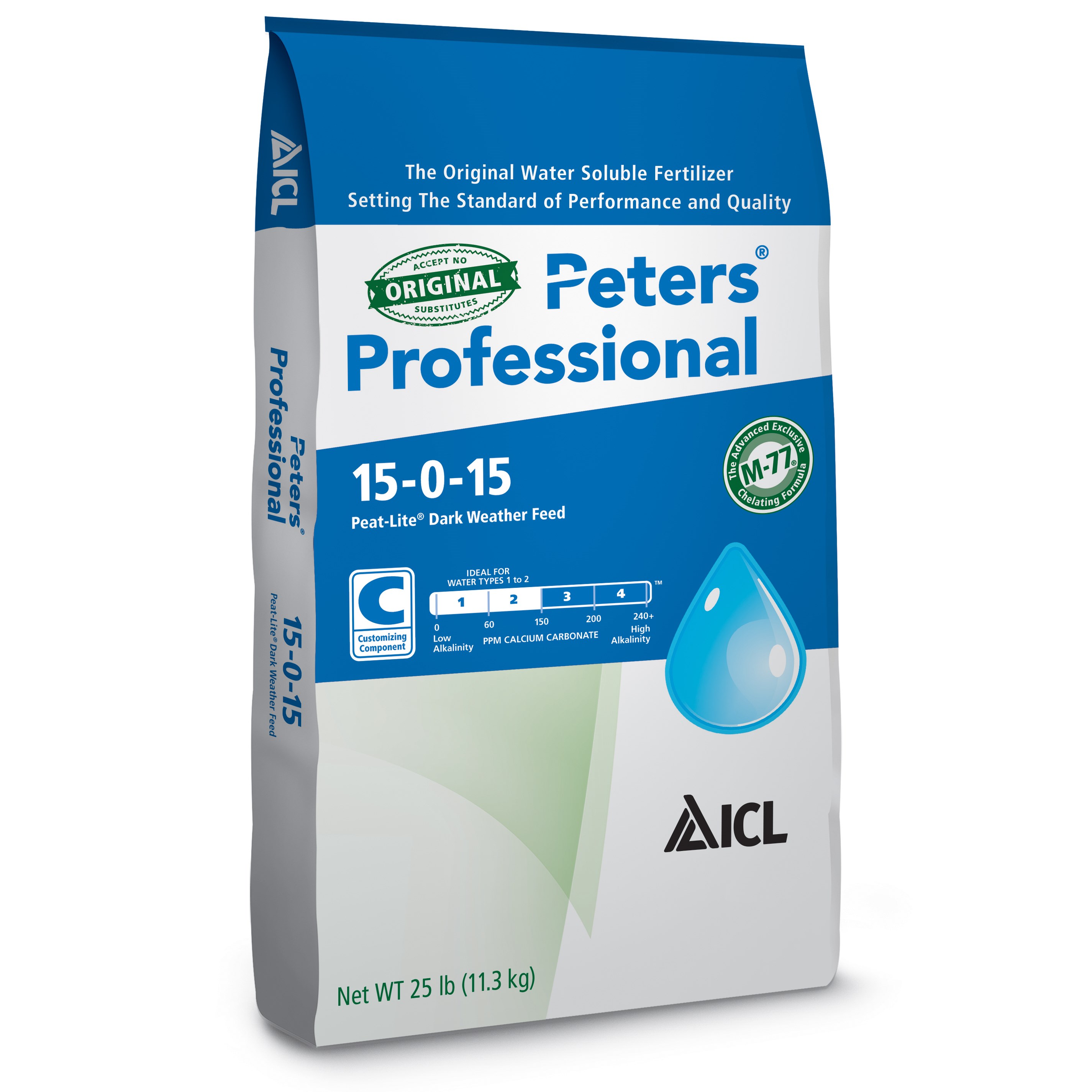 ICL Peters 15-0-15 Dark Weather 25Lb — Single Unit