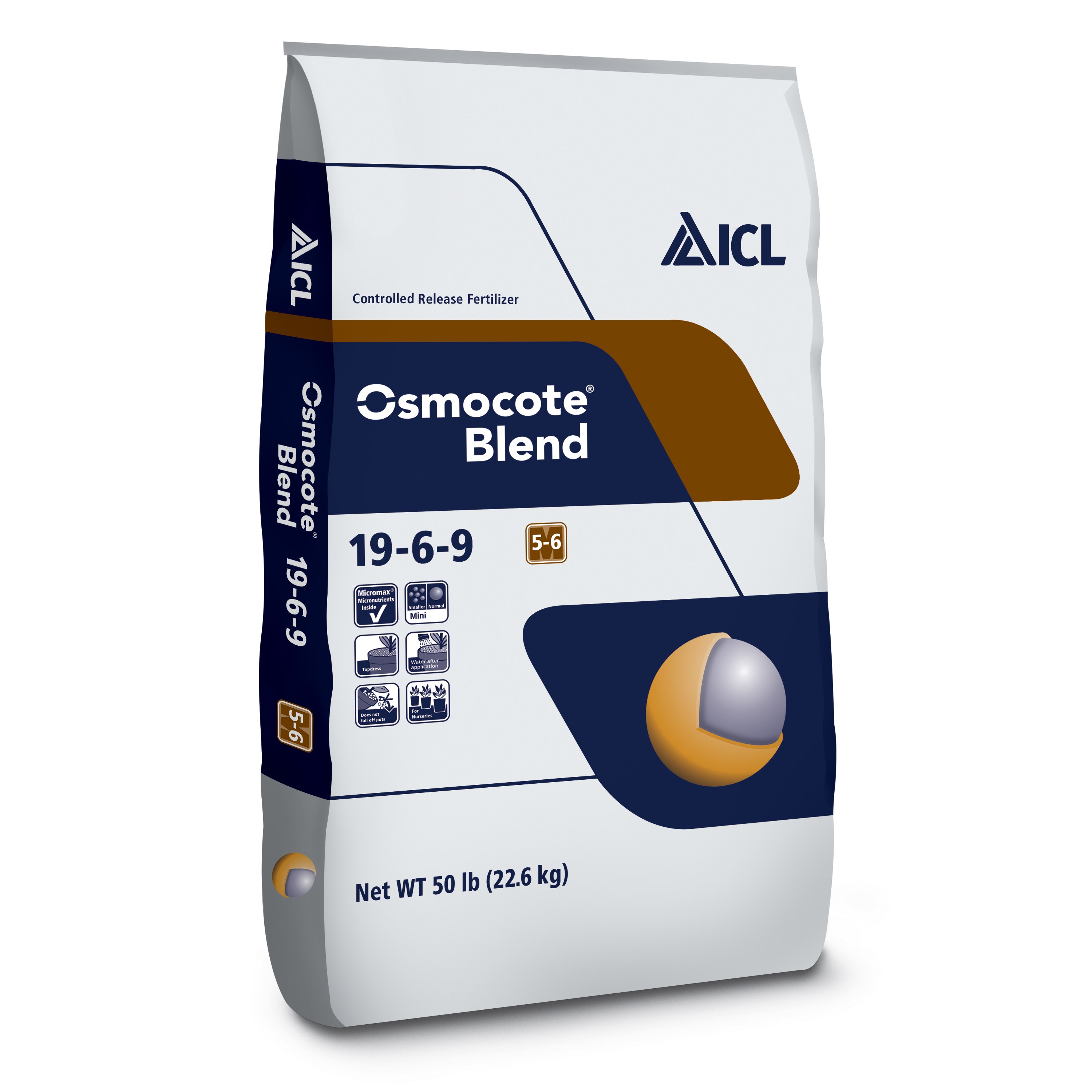 Osmocote Blend 19-6-9 5-6M Fusion 50Lb — Single Unit