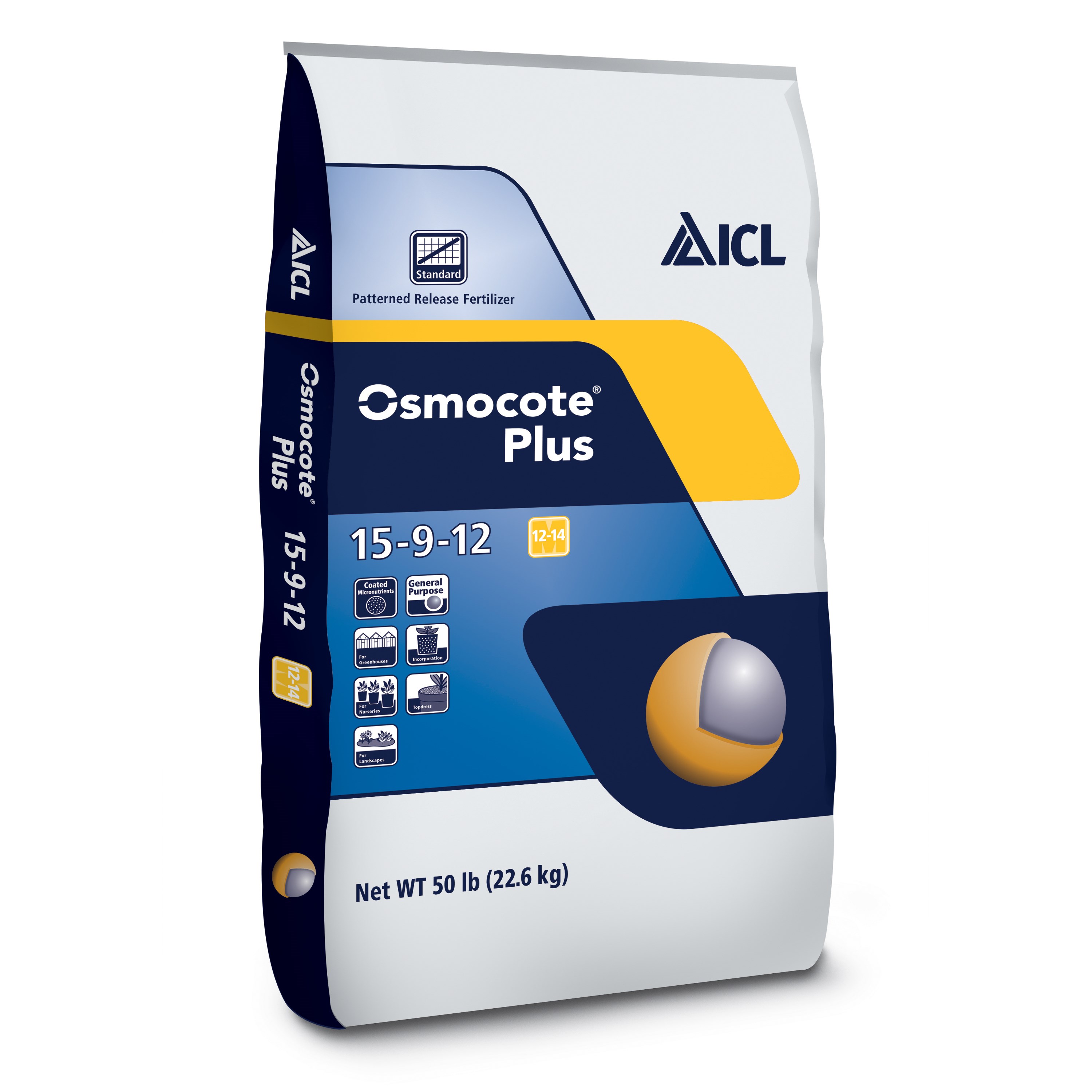 Osmocote Plus 15-9-12 12-14M 50Lb (PL Min) — Single Unit