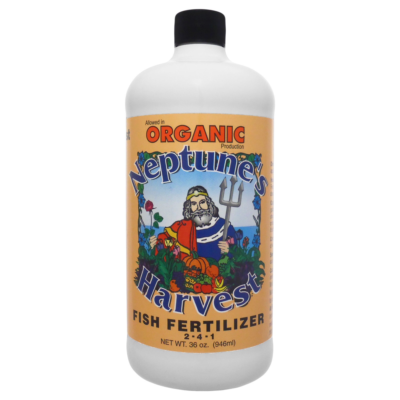 Neptunes Harvest 36oz Hydrolized Fish Orange Label