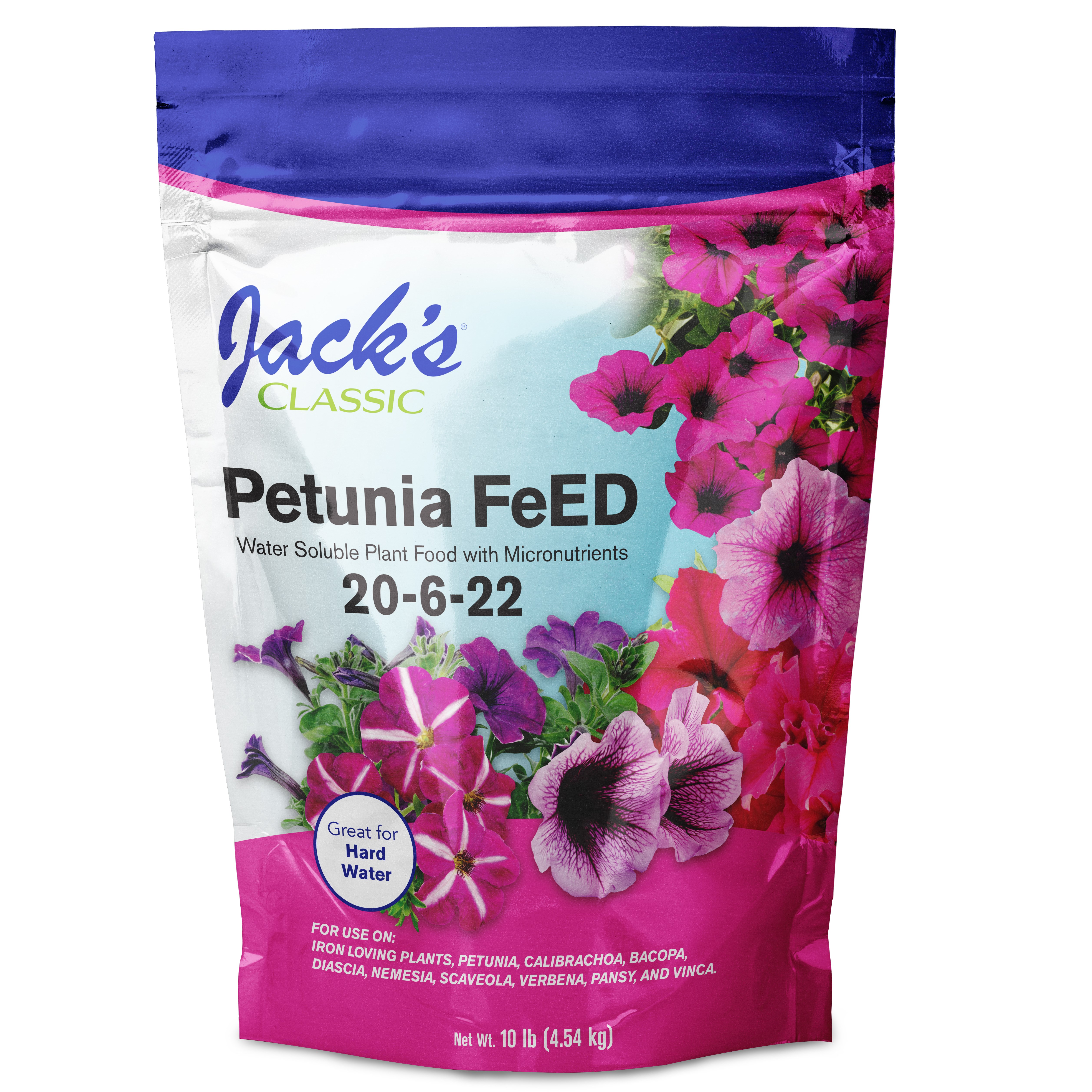Jacks Classic 10# Petunia FeED 20-6-22