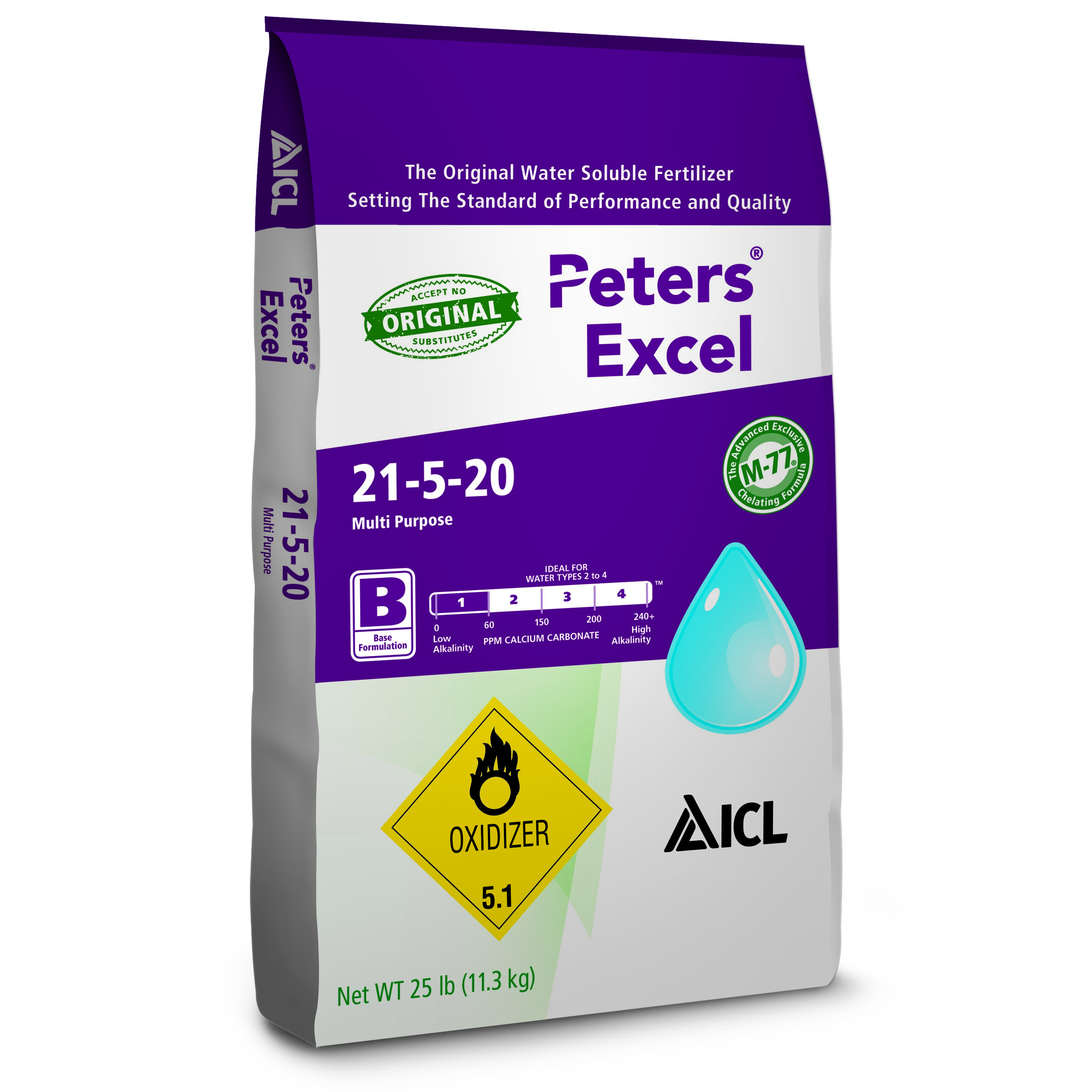 ICL Excel 21-5-20 Multi Purp 25Lb HAZ — Single Unit