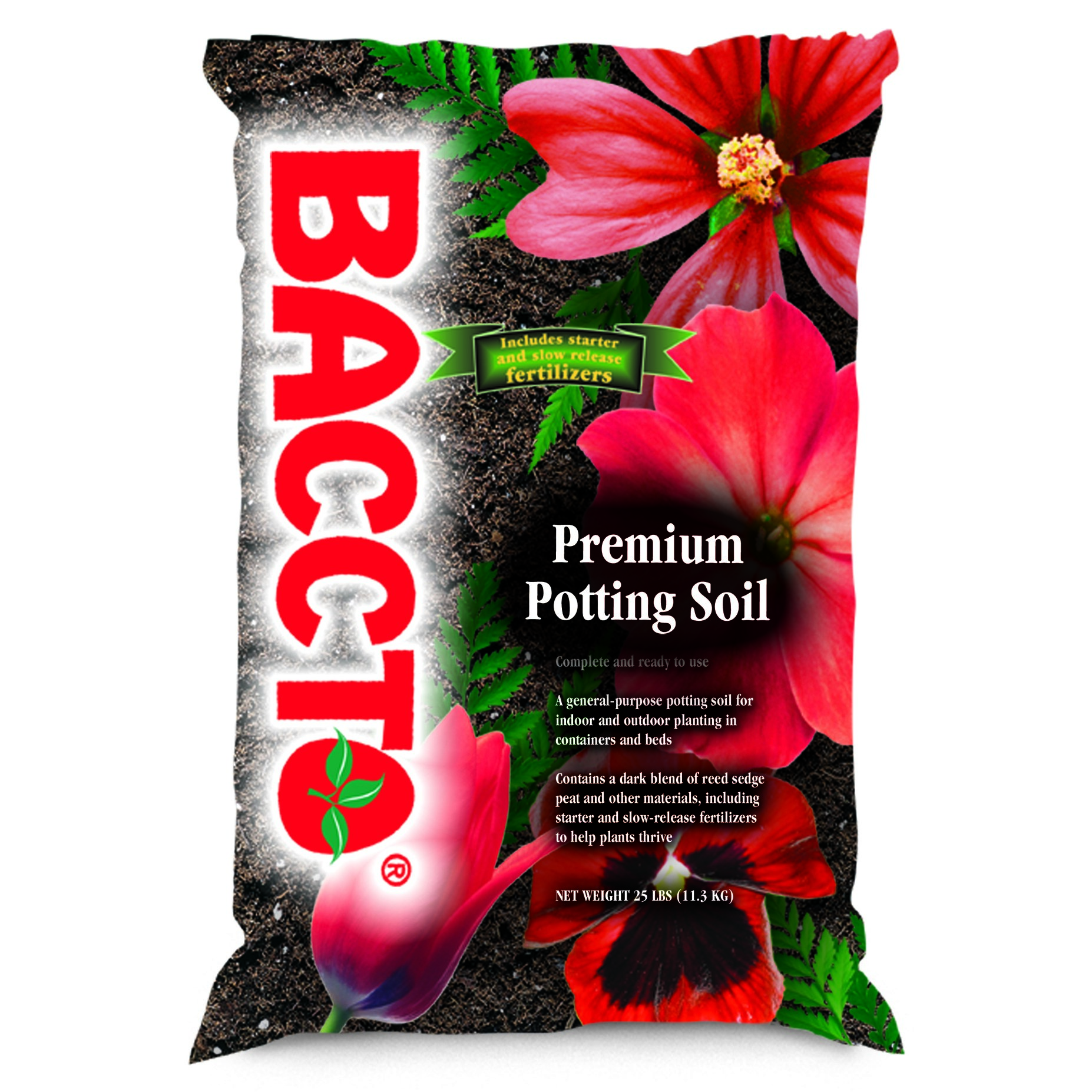 Mi Peat 25# Baccto Premium Potting Soil