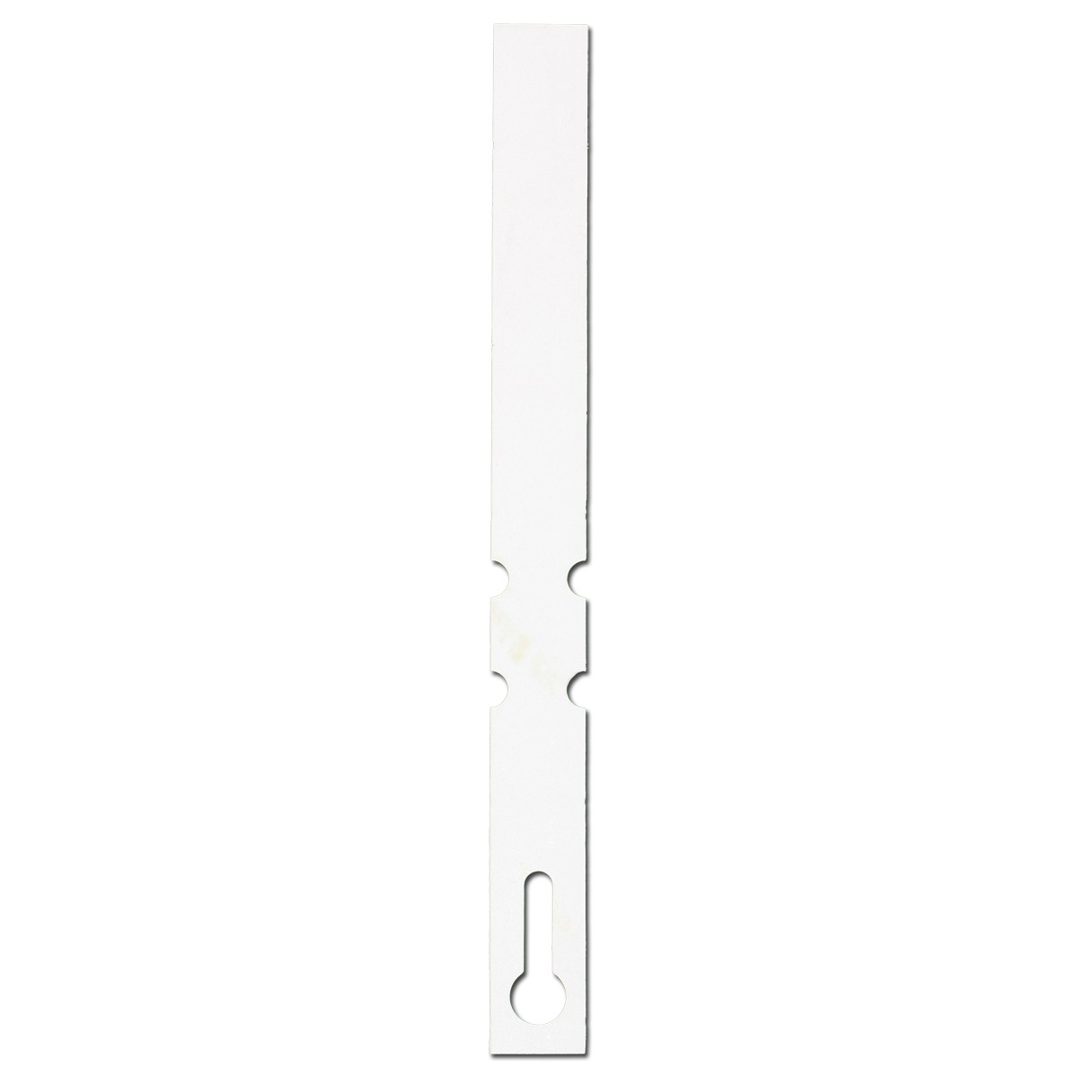 DPI 1000/Roll 7x5/8" White Vinyl Tree Tags