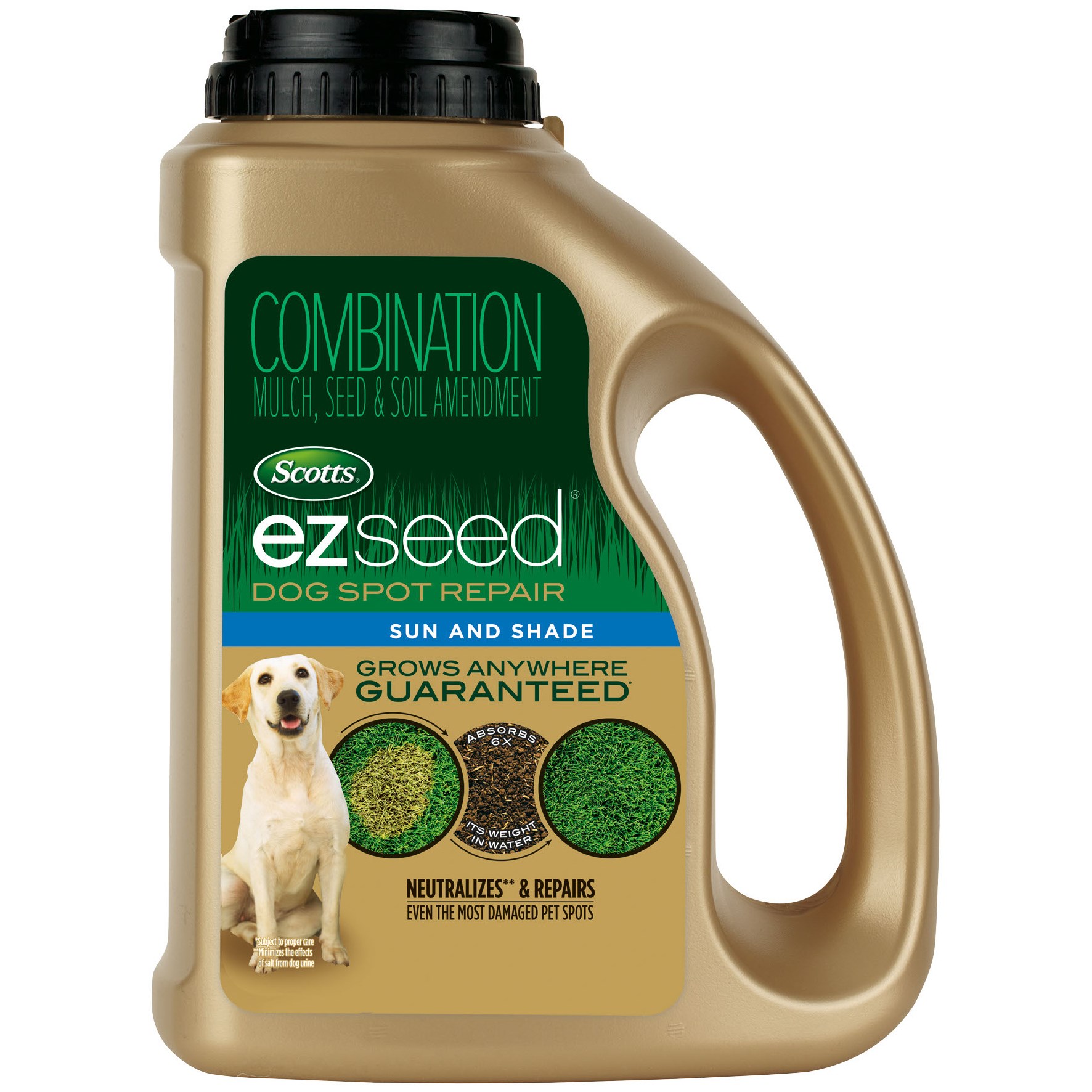 Scotts 2# EZSeed Dog Spot Sun & Shade — priced per each; minimum 6; multiples of 6