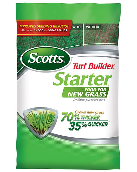 Scotts 1M Turf Builder Starter for New Lawns — priced per each; minimum 12; multiples of 12