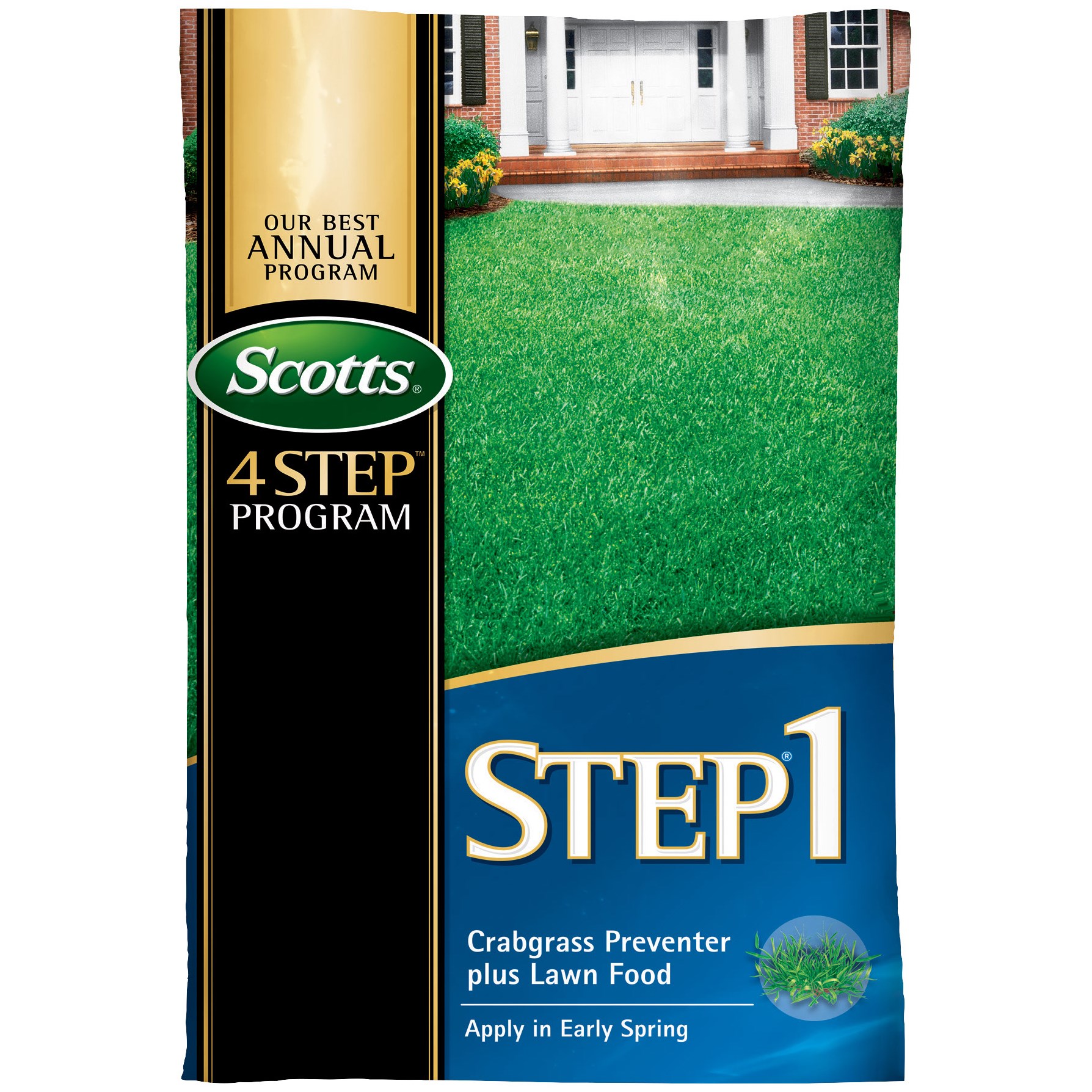 Scotts 5M Step 1 Crabgrass Preventer + Fertilizer