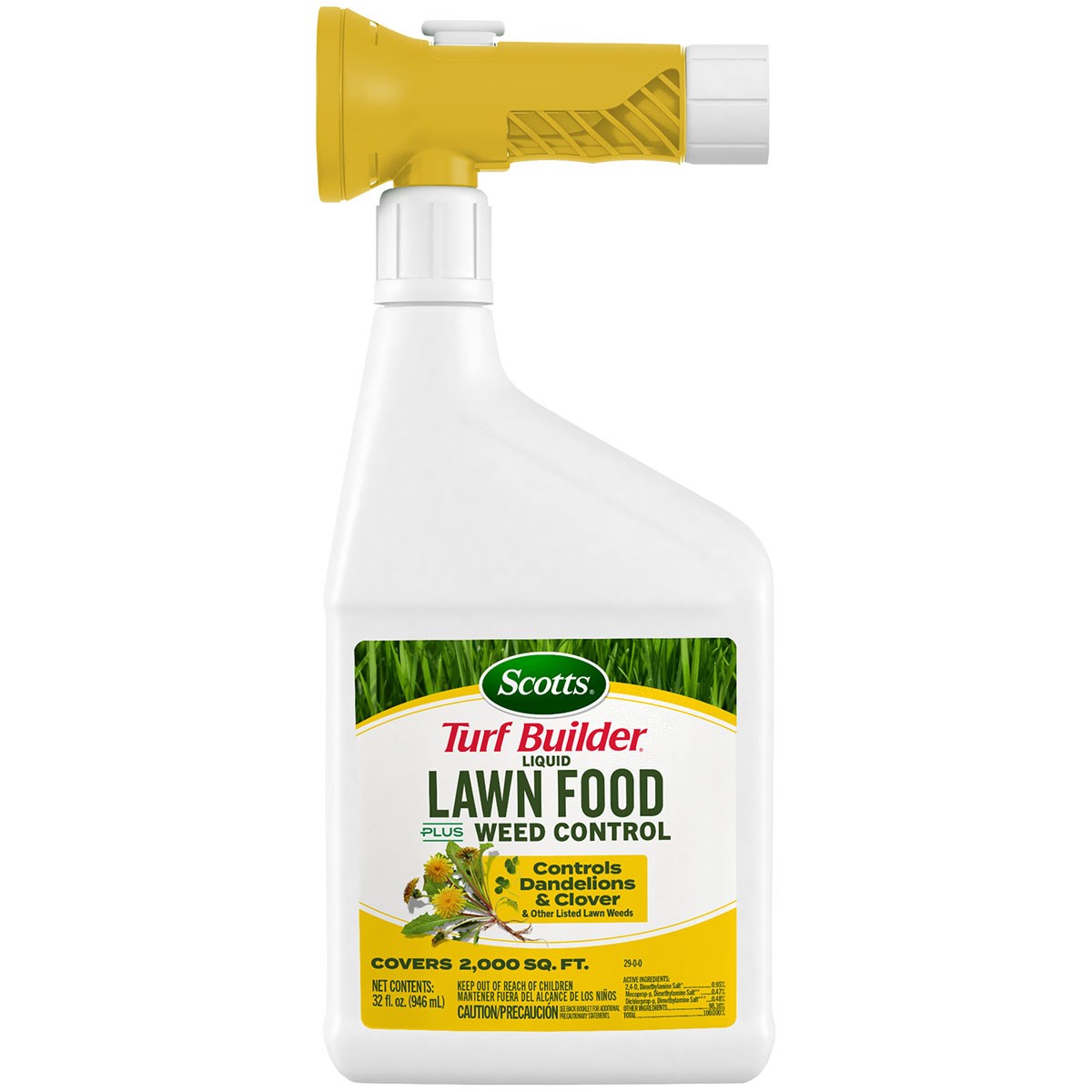 Scotts 32oz Turf Builder Liquid Lawn Food Weed Cont — priced per each; minimum 6; multiples of 6