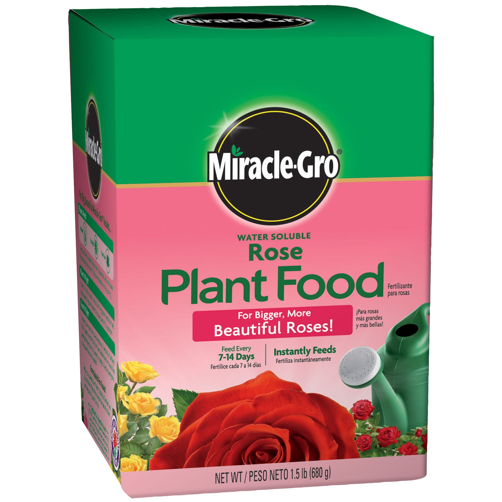 Miracle Gro 1.5# Rose Food — priced per each; minimum 6; multiples of 6