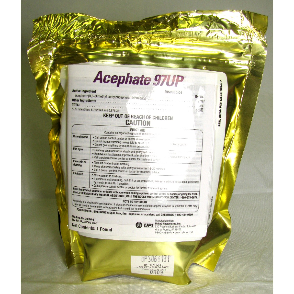 UPI Acephate 97UP 1Lb ( Orthene ) — Single Unit