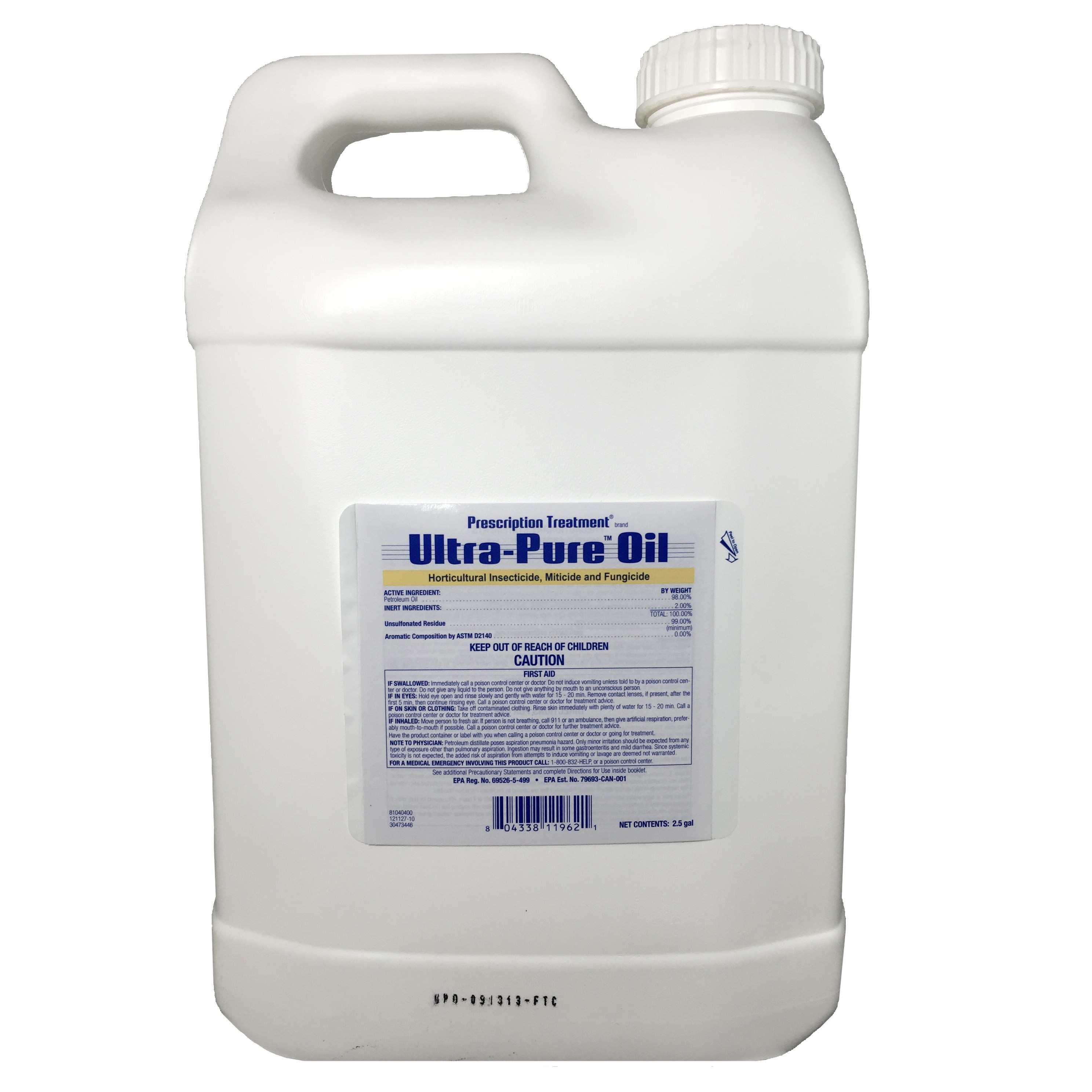 BASF Ultra-Pure Oil 2.5Gl ( Mineral Oil ) — Single Unit
