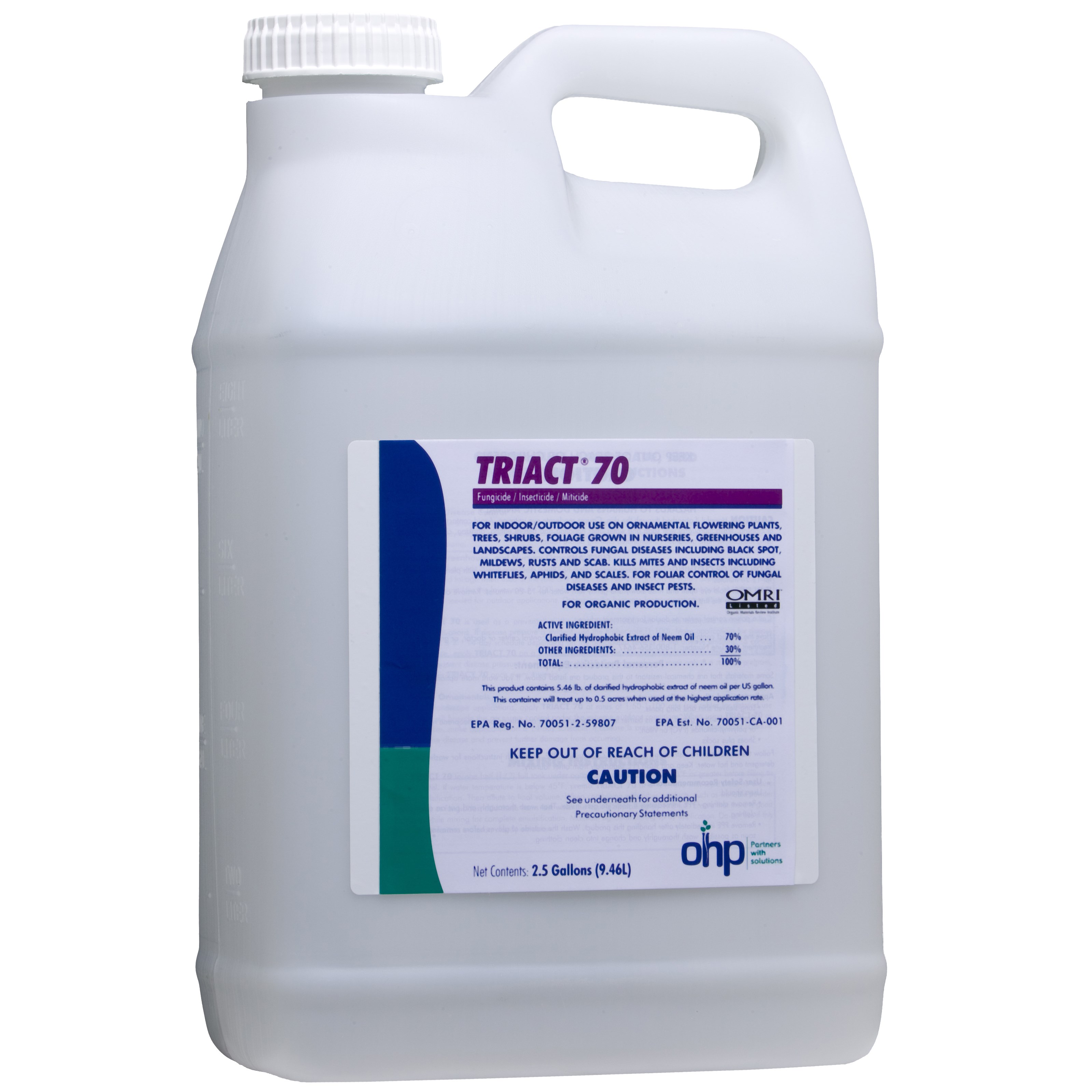 OHP Triact 70 2.5Gl OMRI ( Neem Oil ) — Single Unit