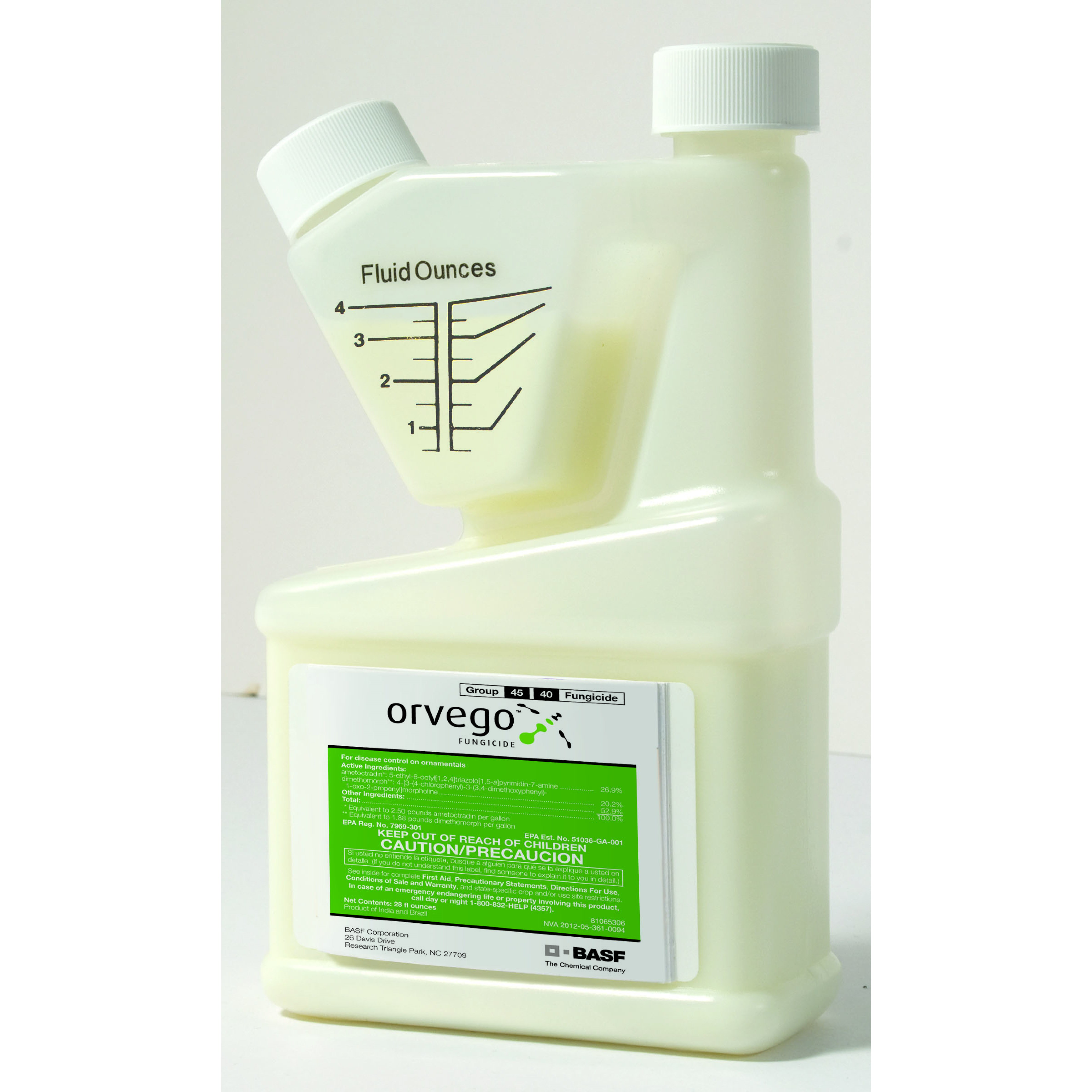 BASF Orvego 28oz ( Ametoctradin + Dimethomorph ) — Single Unit