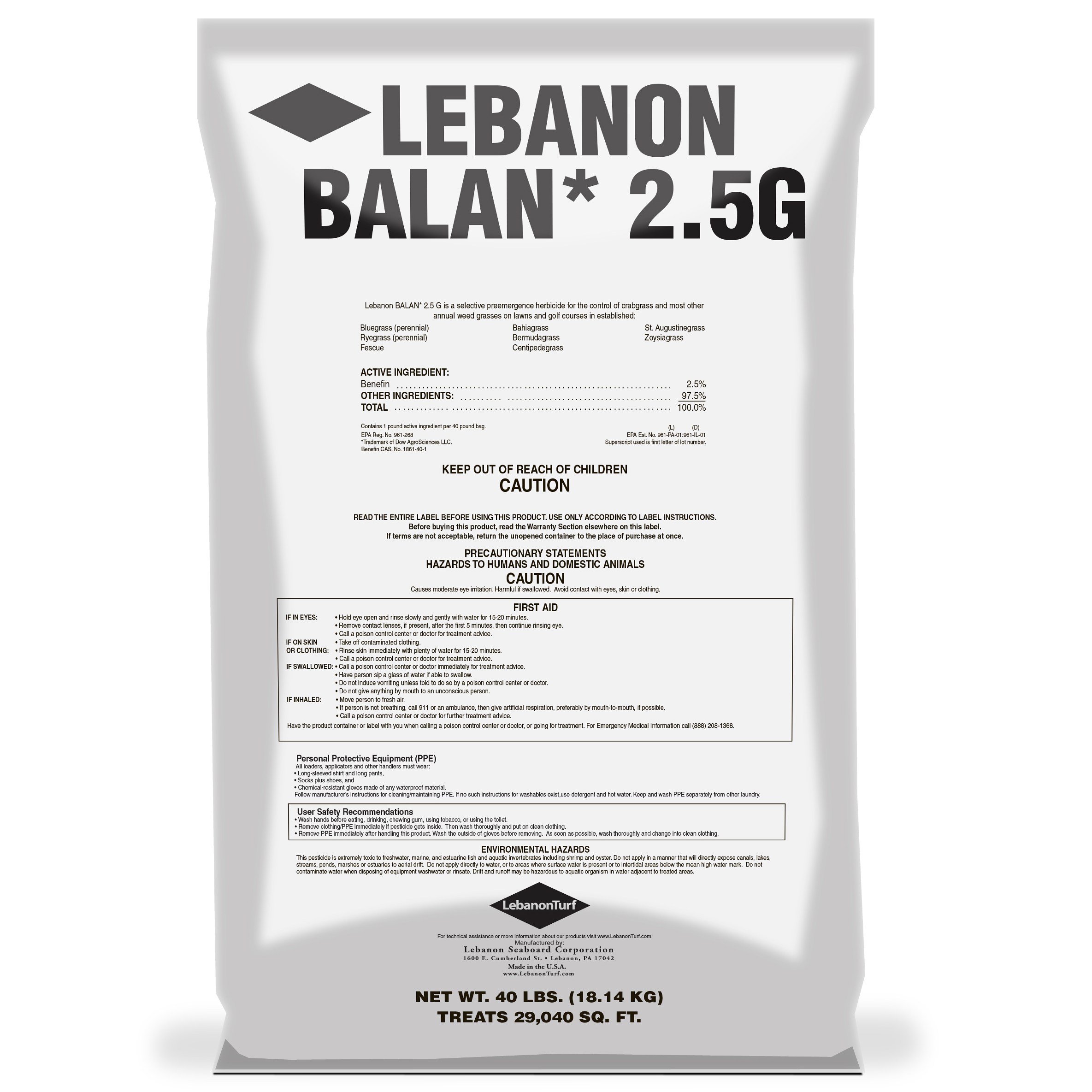 BALAN 2.5 HDG 40LB — Single Unit