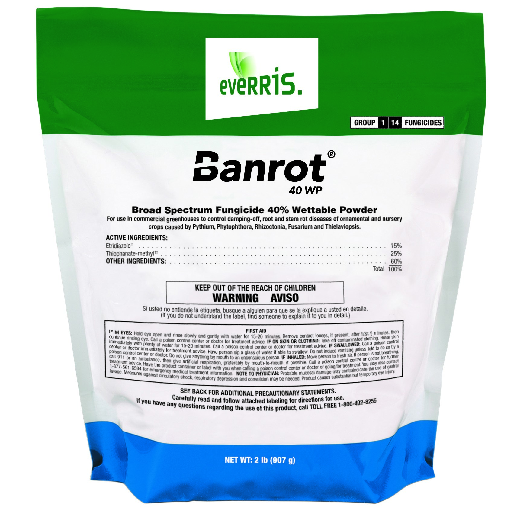 ICL Banrot 40W 2Lb ( Thiophanate methyl + Etridiazole ) — Single Unit