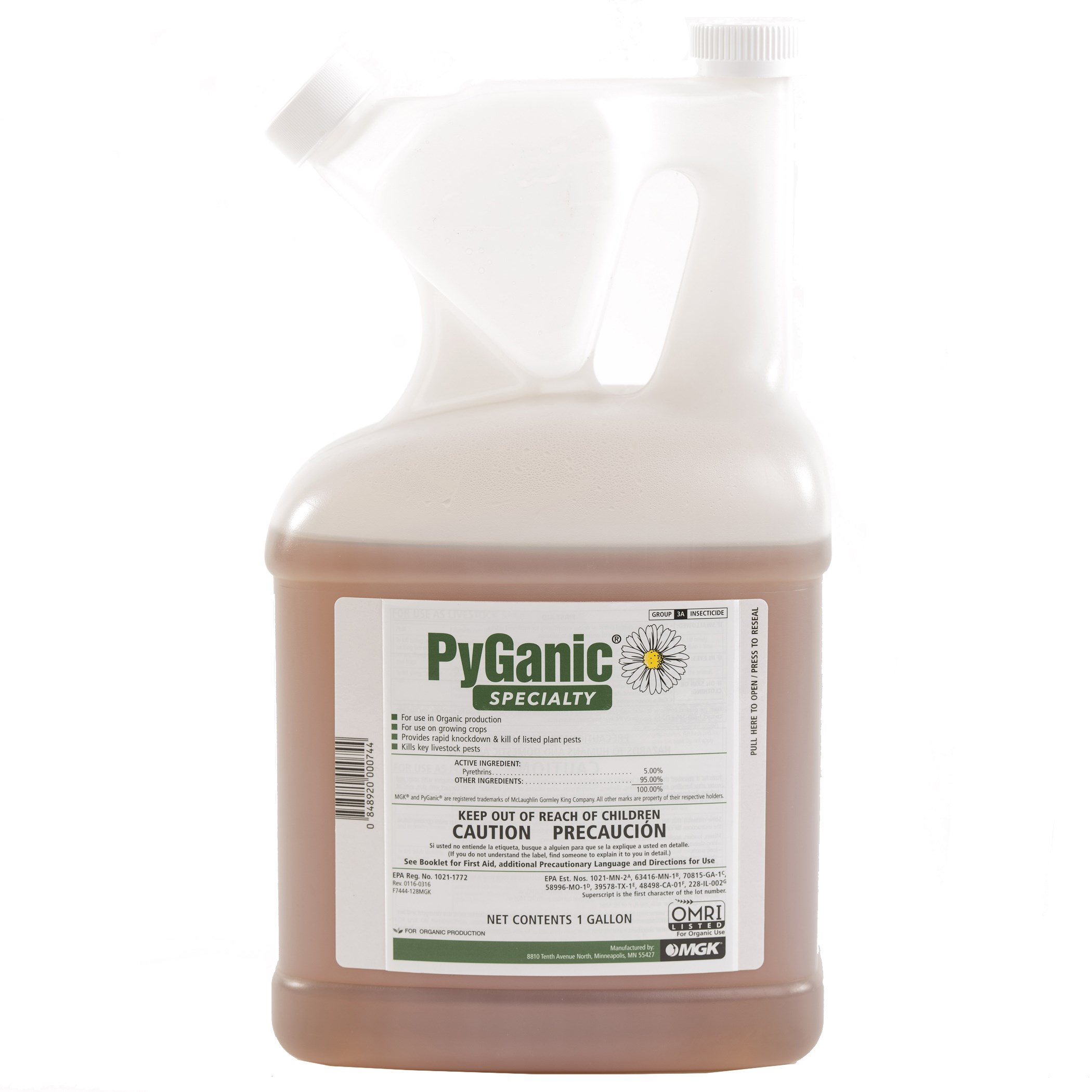 Pyganic Specialty 5.0EC 1Gl OMRI ( Pyrethrins ) — Single Unit