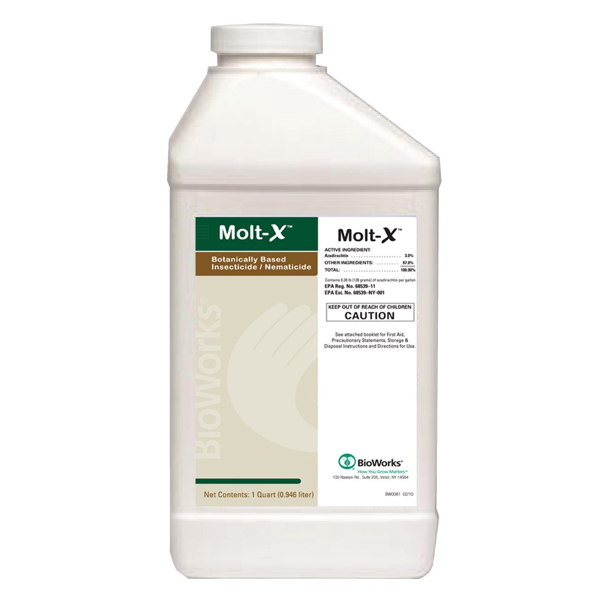 BioWorks Molt-X 1Qt OMRI — Single Unit