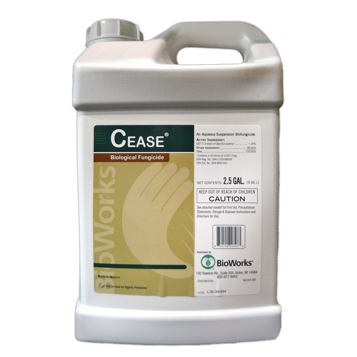 BioWorks Cease 2.5Gl OMRI — Single Unit