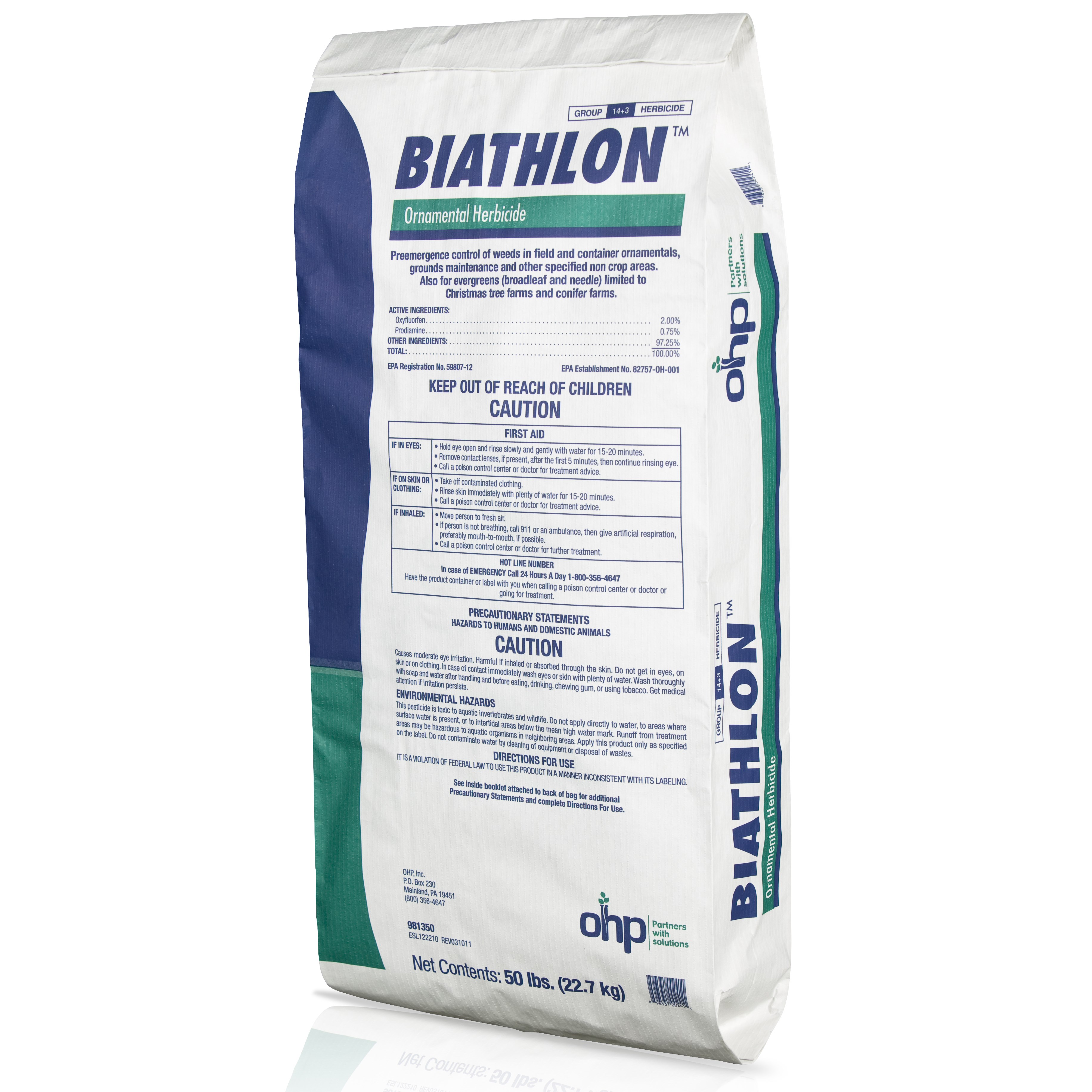 OHP Biathlon G 50 Lb ( Oxyfluorfen + prodiamine ) — Single Unit