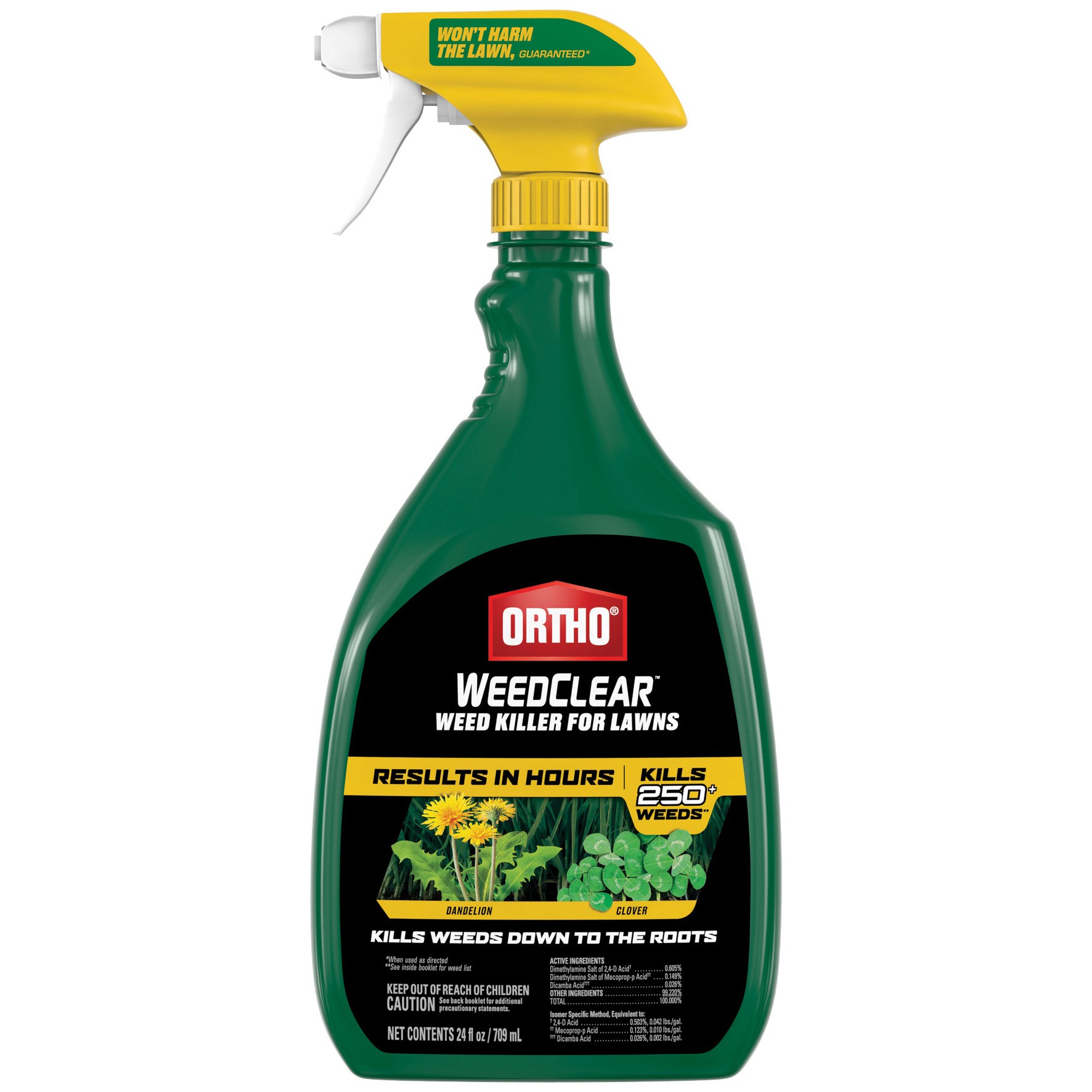 Ortho 24oz WeedClear Base Trigger — priced per each; minimum 6; multiples of 6