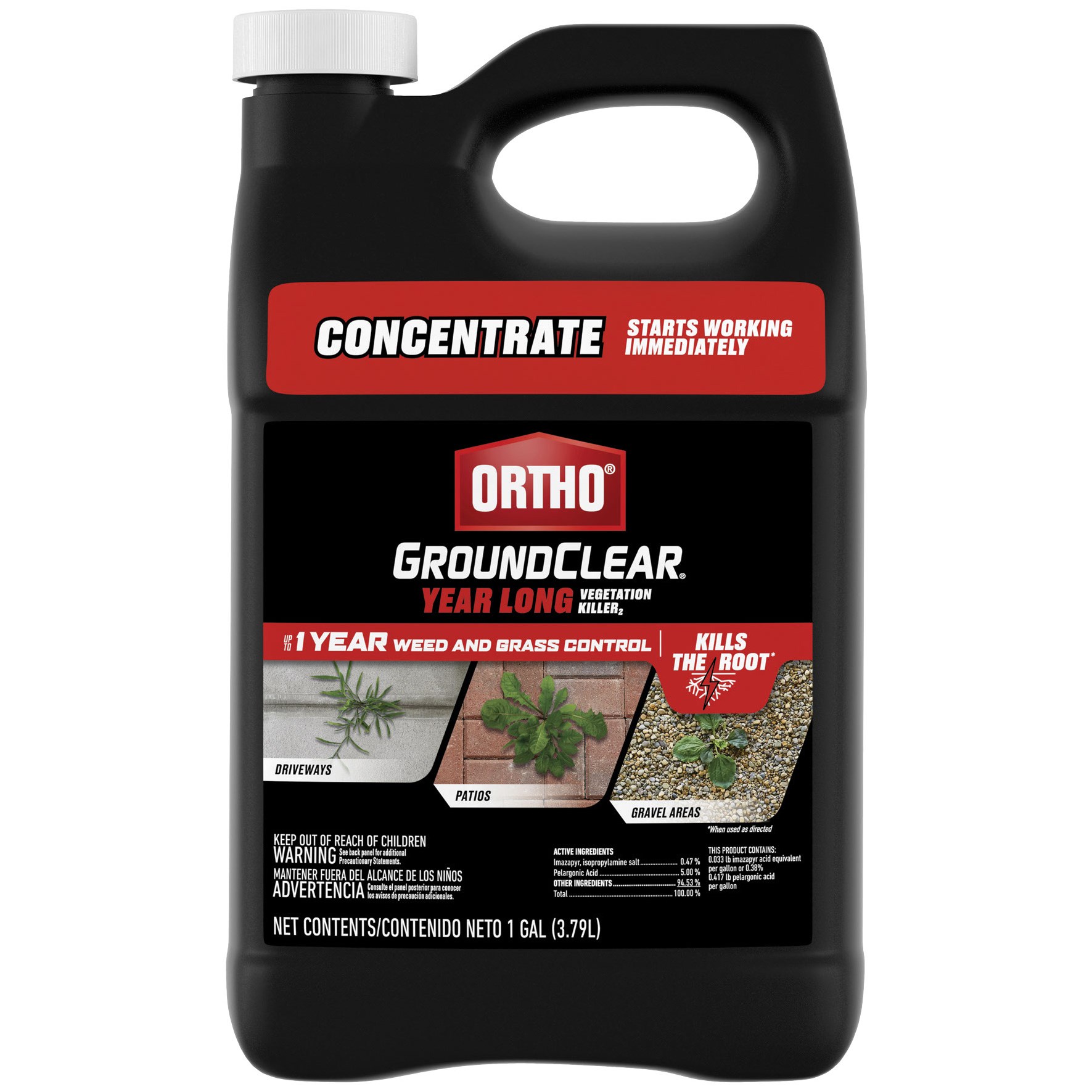 Ortho 1gal GroundClear Vegetation Killer Concentrate — priced per each; minimum 4; multiples of 4