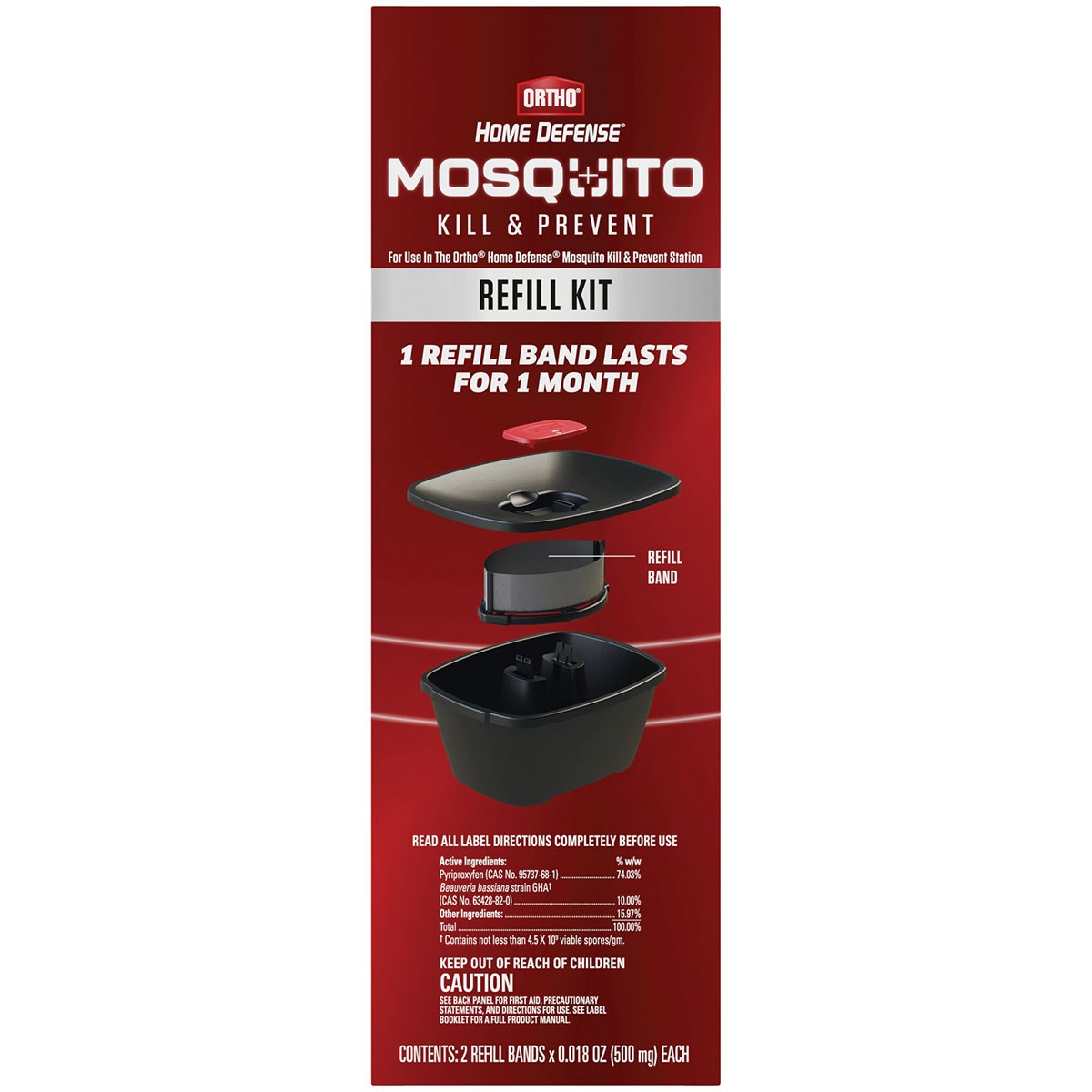 Ortho Home Def Mosquito Kill Prevent Refill 2pk