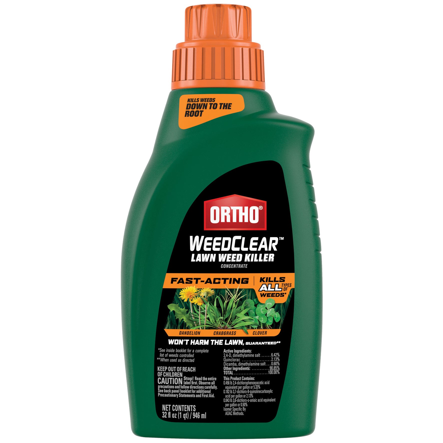 Ortho 32oz WeedClear — priced per each; minimum 12; multiples of 12