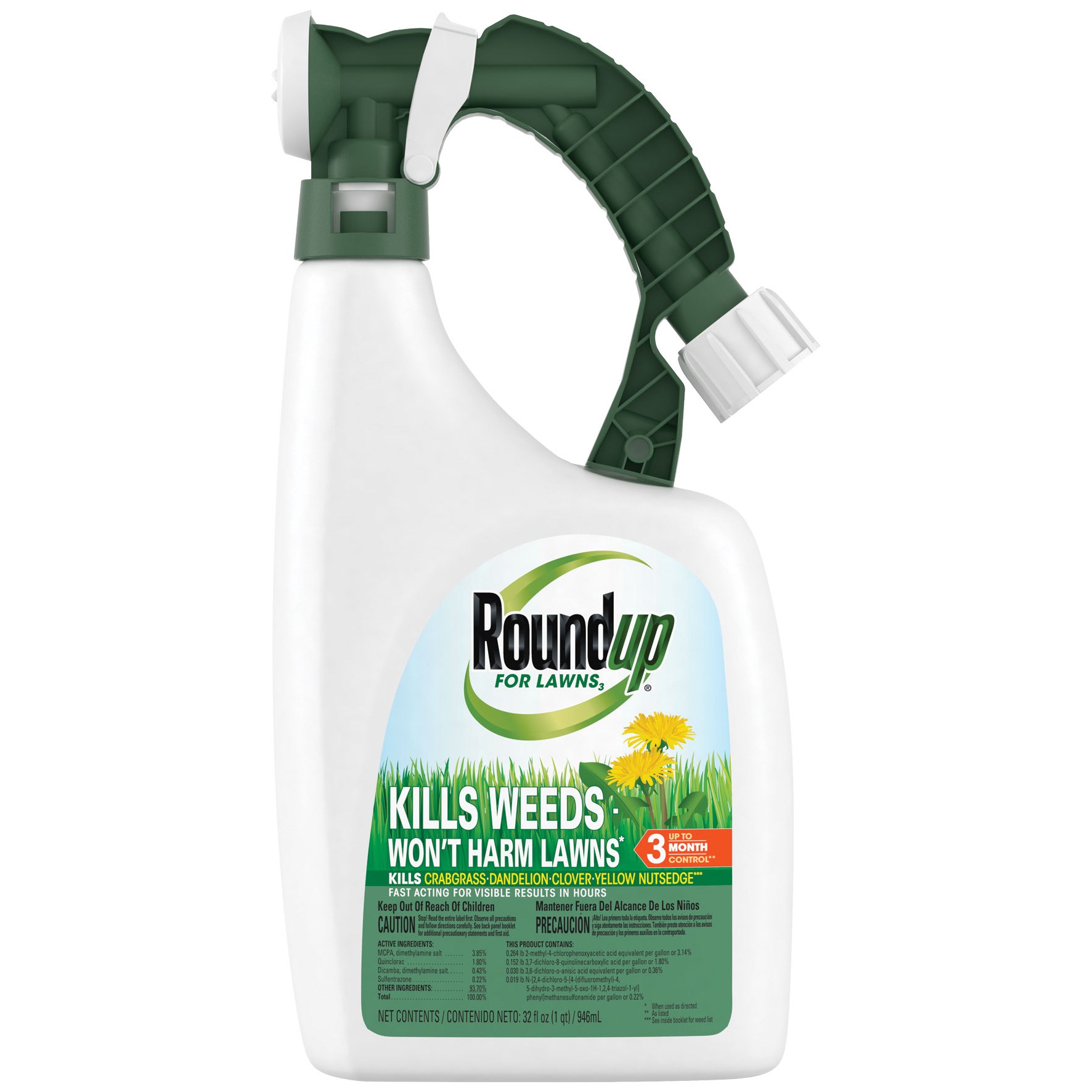 RoundUp 32oz RTS Roundup for Lawns — priced per each; minimum 6; multiples of 6
