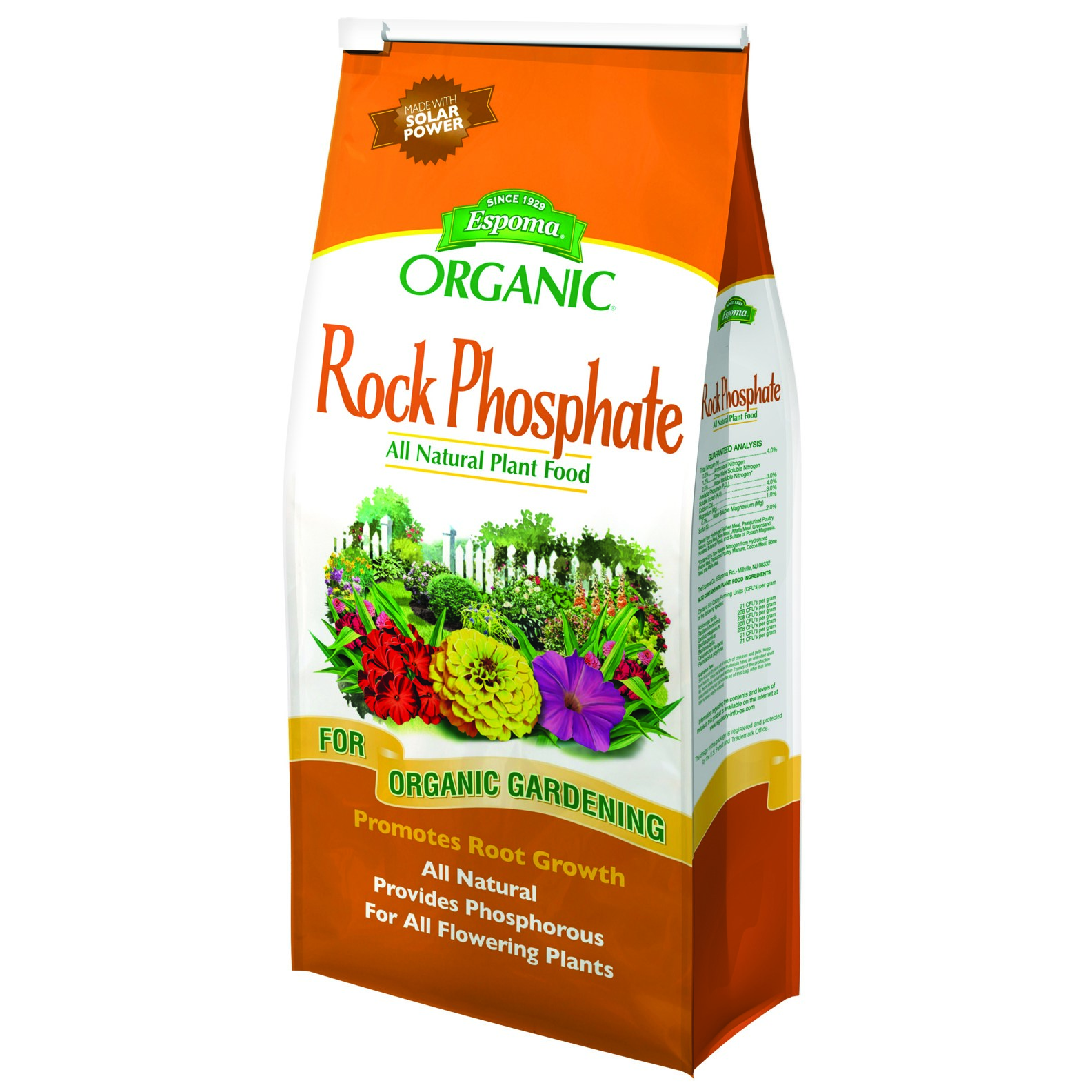 Espoma 7.25# Rock Phosphate — priced per each; minimum 6; multiples of 6