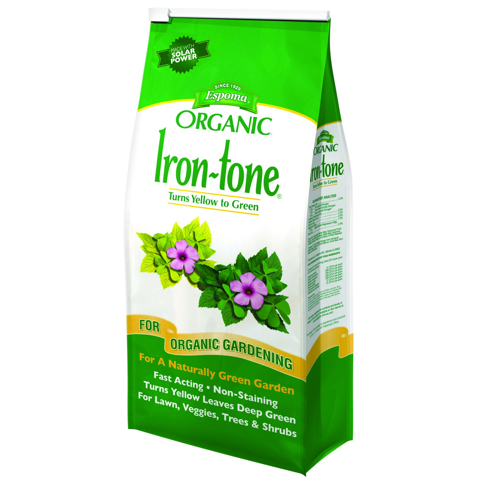 Espoma 5# Iron Tone Bag